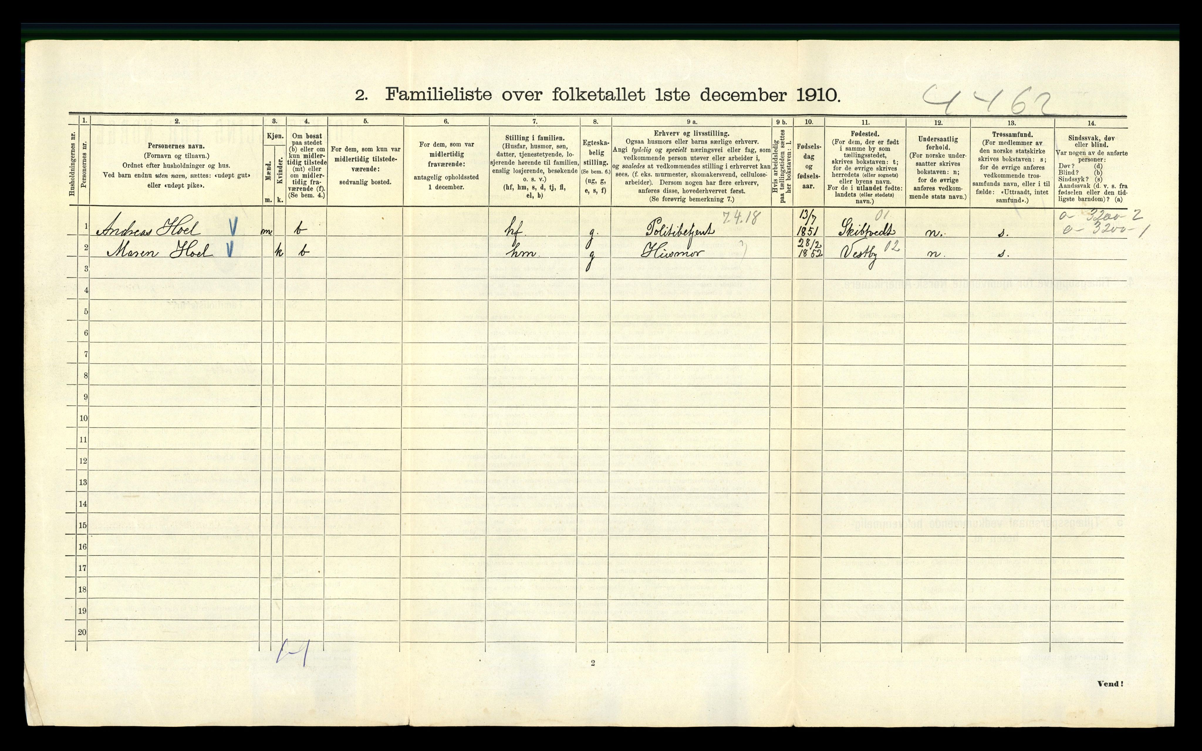 RA, 1910 census for Kristiania, 1910, p. 86426