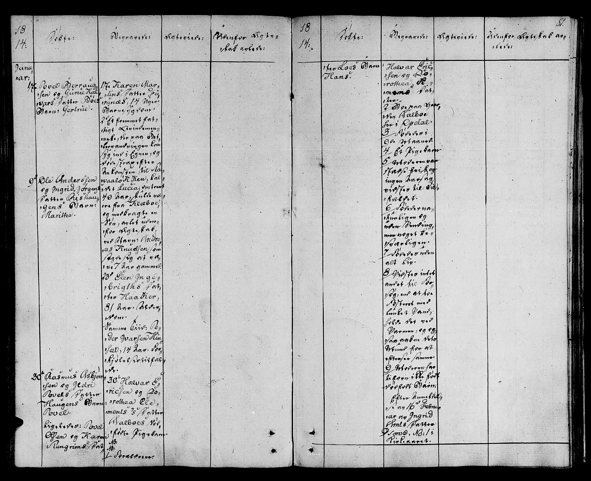 Ministerialprotokoller, klokkerbøker og fødselsregistre - Sør-Trøndelag, SAT/A-1456/678/L0894: Parish register (official) no. 678A04, 1806-1815, p. 81