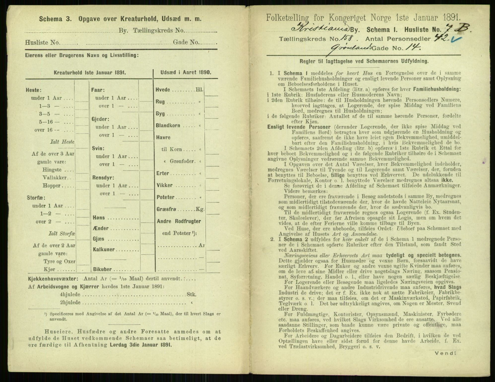 RA, 1891 census for 0301 Kristiania, 1891, p. 89645