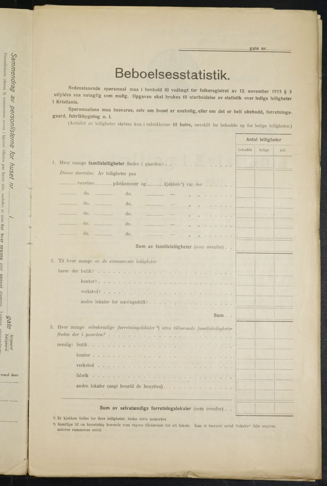 OBA, Municipal Census 1916 for Kristiania, 1916, p. 27413