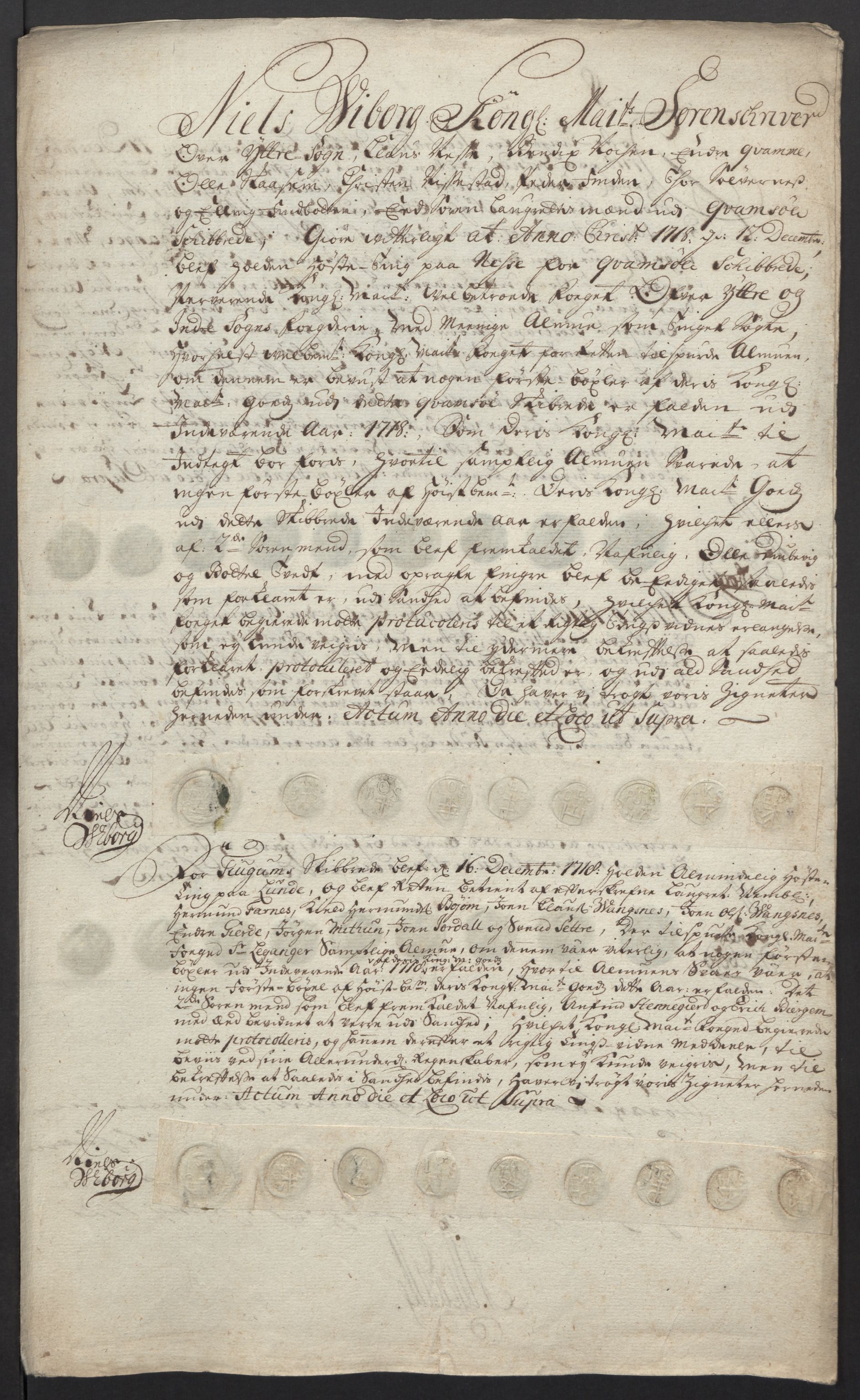 Rentekammeret inntil 1814, Reviderte regnskaper, Fogderegnskap, RA/EA-4092/R52/L3321: Fogderegnskap Sogn, 1717-1718, p. 538