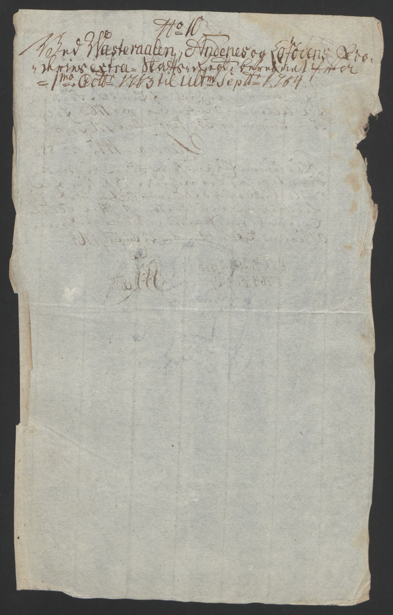 Rentekammeret inntil 1814, Reviderte regnskaper, Fogderegnskap, RA/EA-4092/R67/L4747: Ekstraskatten Vesterålen, Andenes og Lofoten, 1762-1766, p. 328