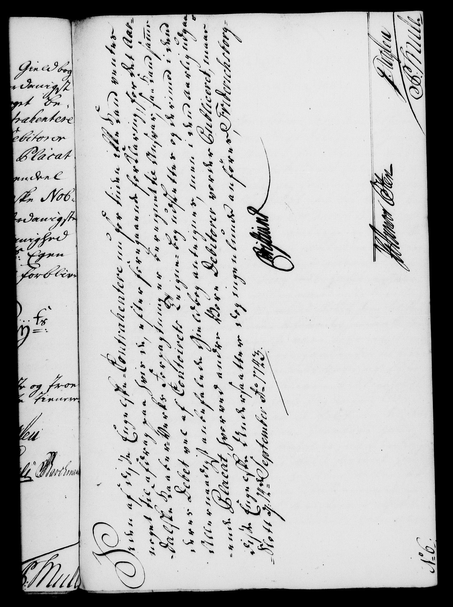 Rentekammeret, Kammerkanselliet, RA/EA-3111/G/Gf/Gfa/L0026: Norsk relasjons- og resolusjonsprotokoll (merket RK 52.26), 1743, p. 629