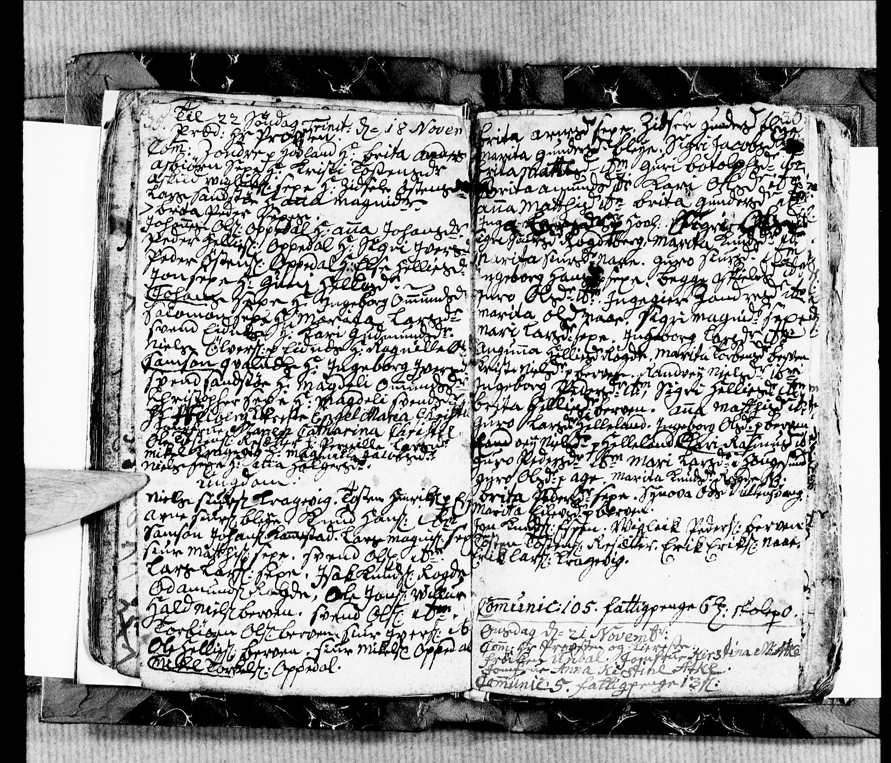 Ullensvang sokneprestembete, SAB/A-78701/H/Hab: Parish register (copy) no. B 1, 1764-1766, p. 35-36