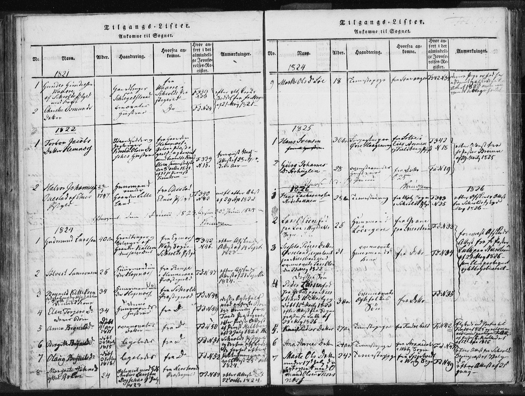 Vikedal sokneprestkontor, AV/SAST-A-101840/01/IV: Parish register (official) no. A 3, 1817-1850, p. 312