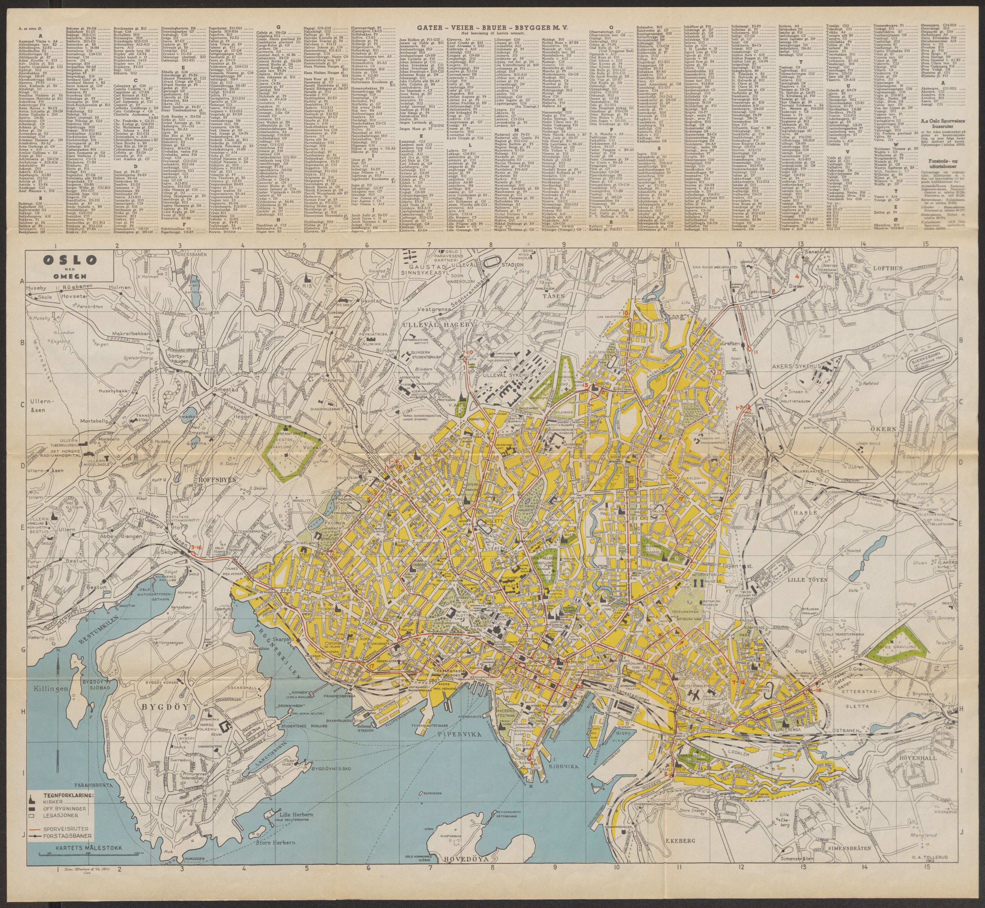 Kristiania/Oslo adressebok, PUBL/-, 1944