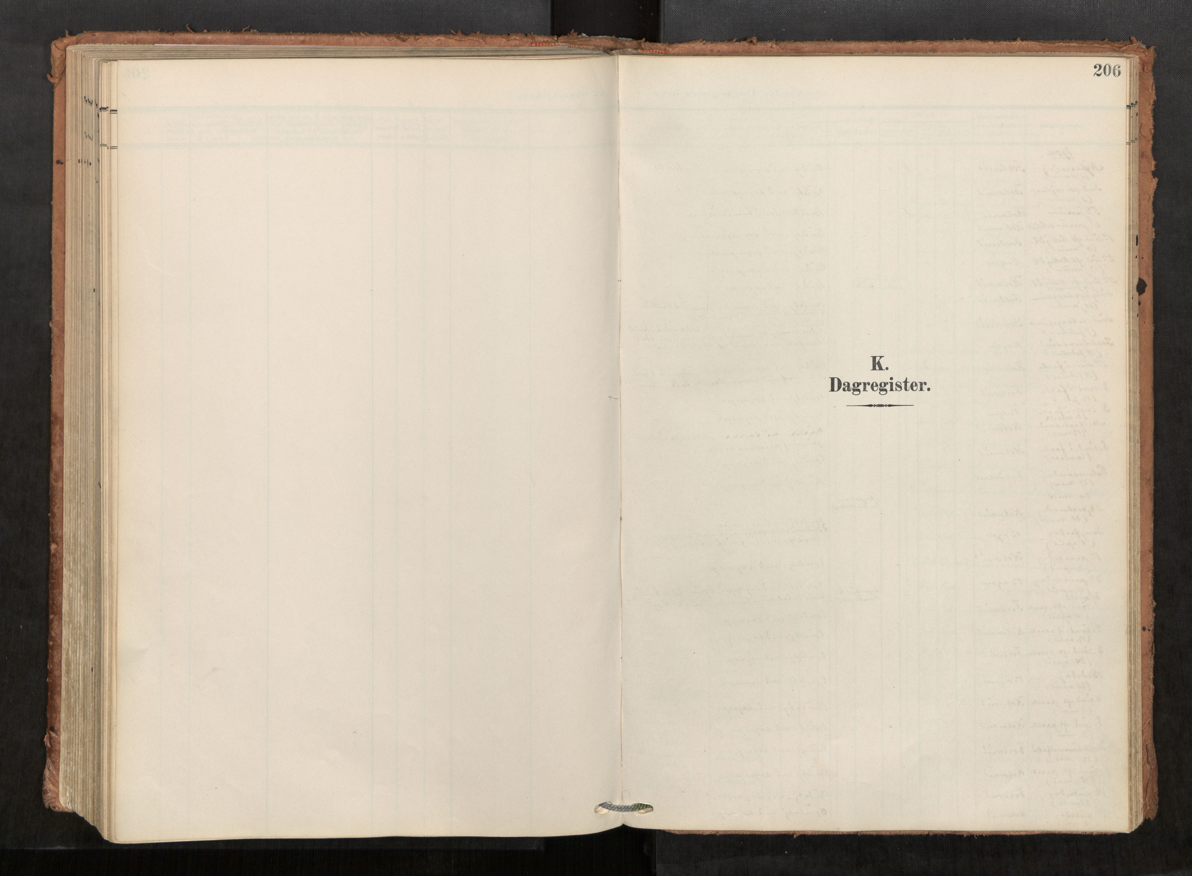 Kolvereid sokneprestkontor, SAT/A-1171/H/Ha/Haa/L0001: Parish register (official) no. 1, 1903-1922, p. 206