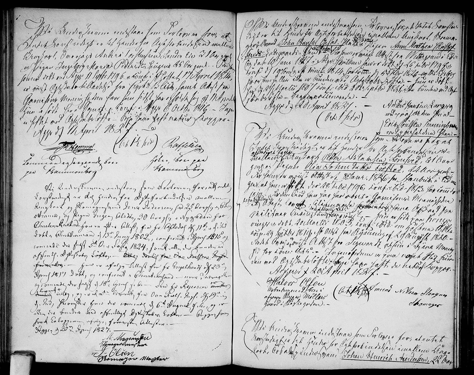 Aker prestekontor kirkebøker, AV/SAO-A-10861/L/L0004: Best man's statements no. 4, 1778-1831