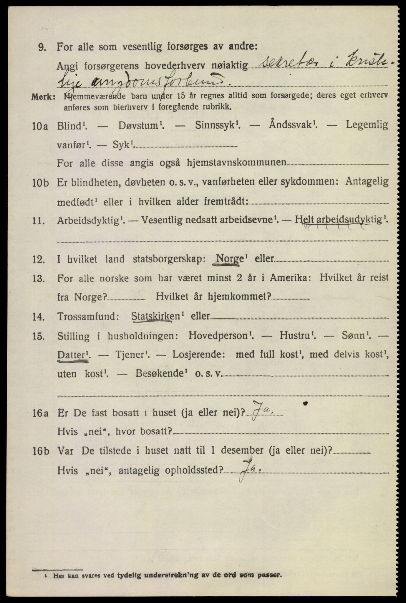 SAKO, 1920 census for Modum, 1920, p. 19432