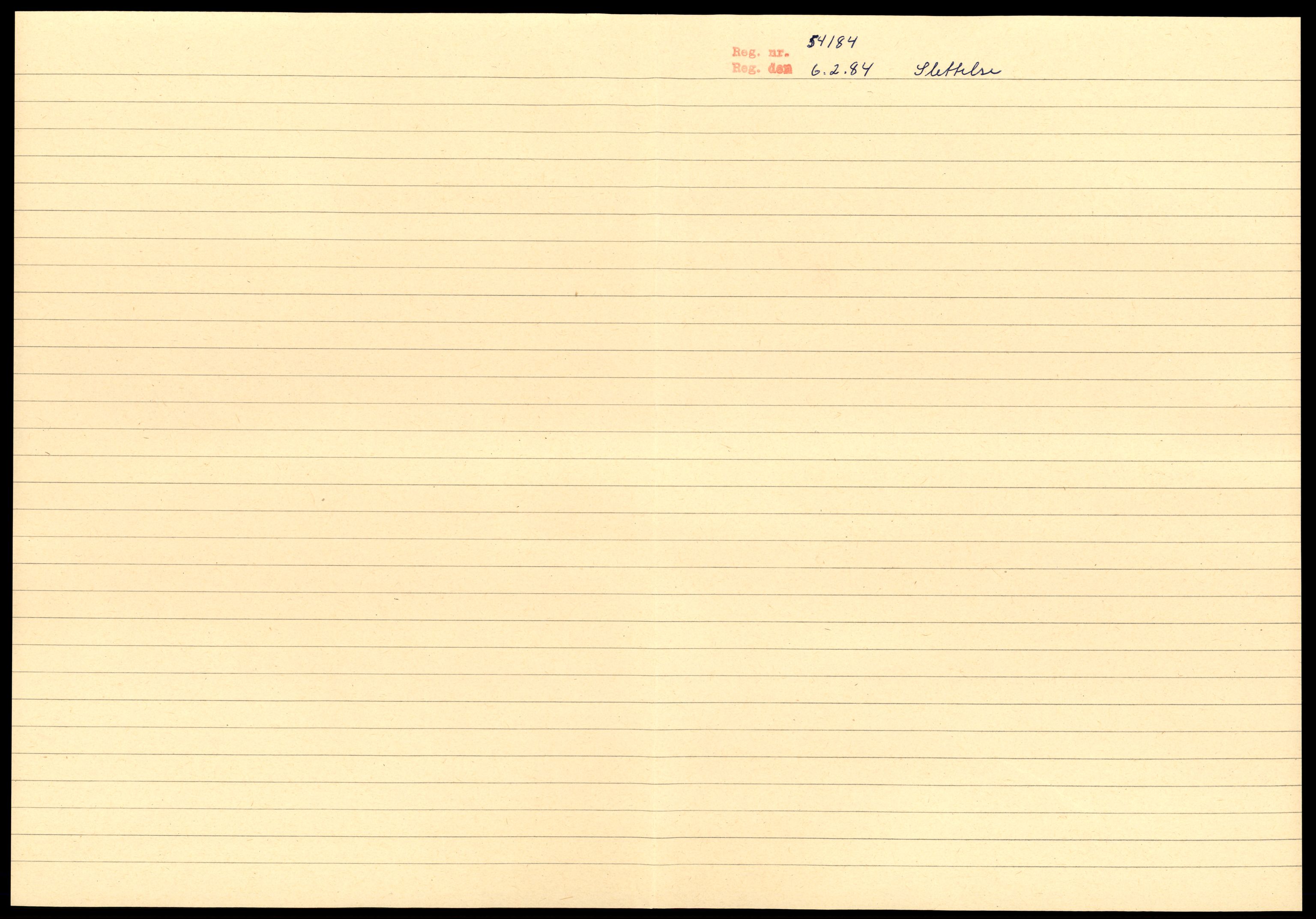 Indre Follo tingrett, SAT/A-10086/K/Kb/Kba/L0021: Aksjeselskap, Rev - Sc , 1944-1990, p. 1