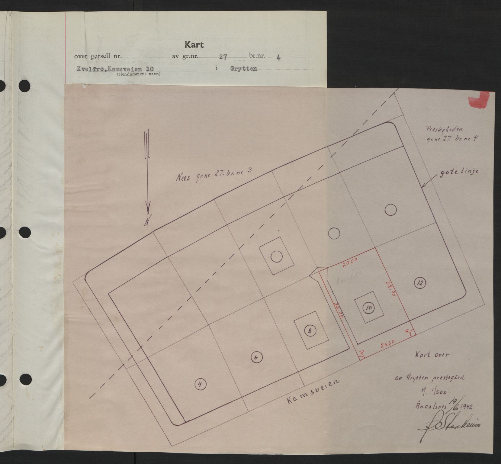 Romsdal sorenskriveri, AV/SAT-A-4149/1/2/2C: Mortgage book no. A12, 1942-1942, Diary no: : 1767/1942