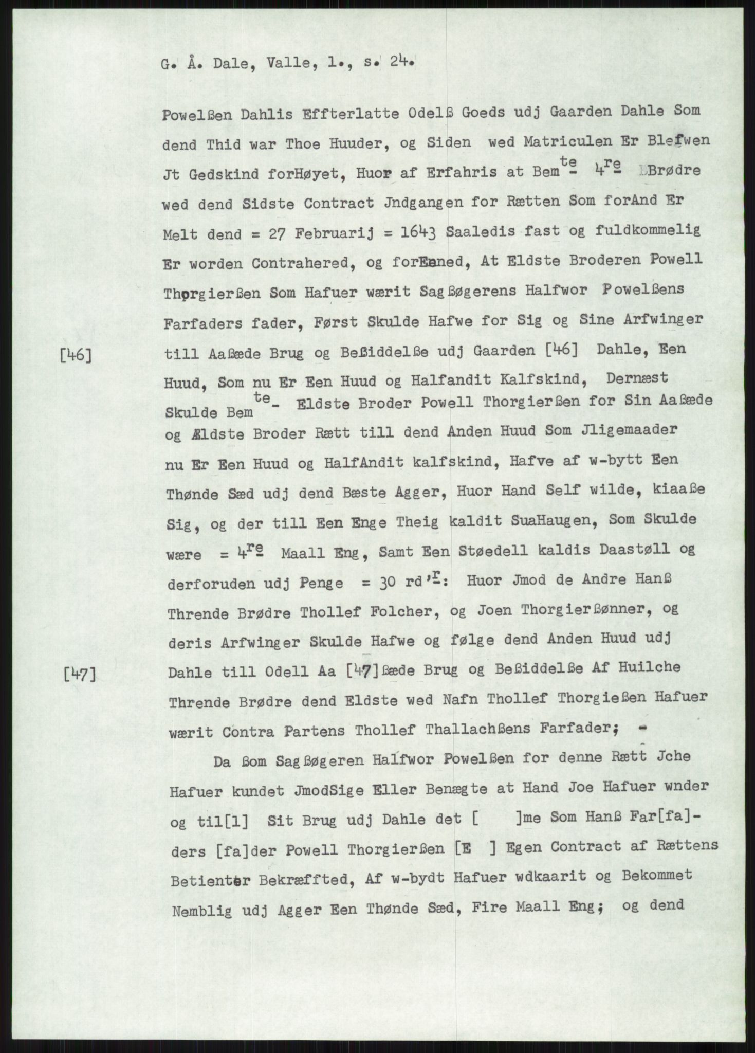 Samlinger til kildeutgivelse, Diplomavskriftsamlingen, AV/RA-EA-4053/H/Ha, p. 1618