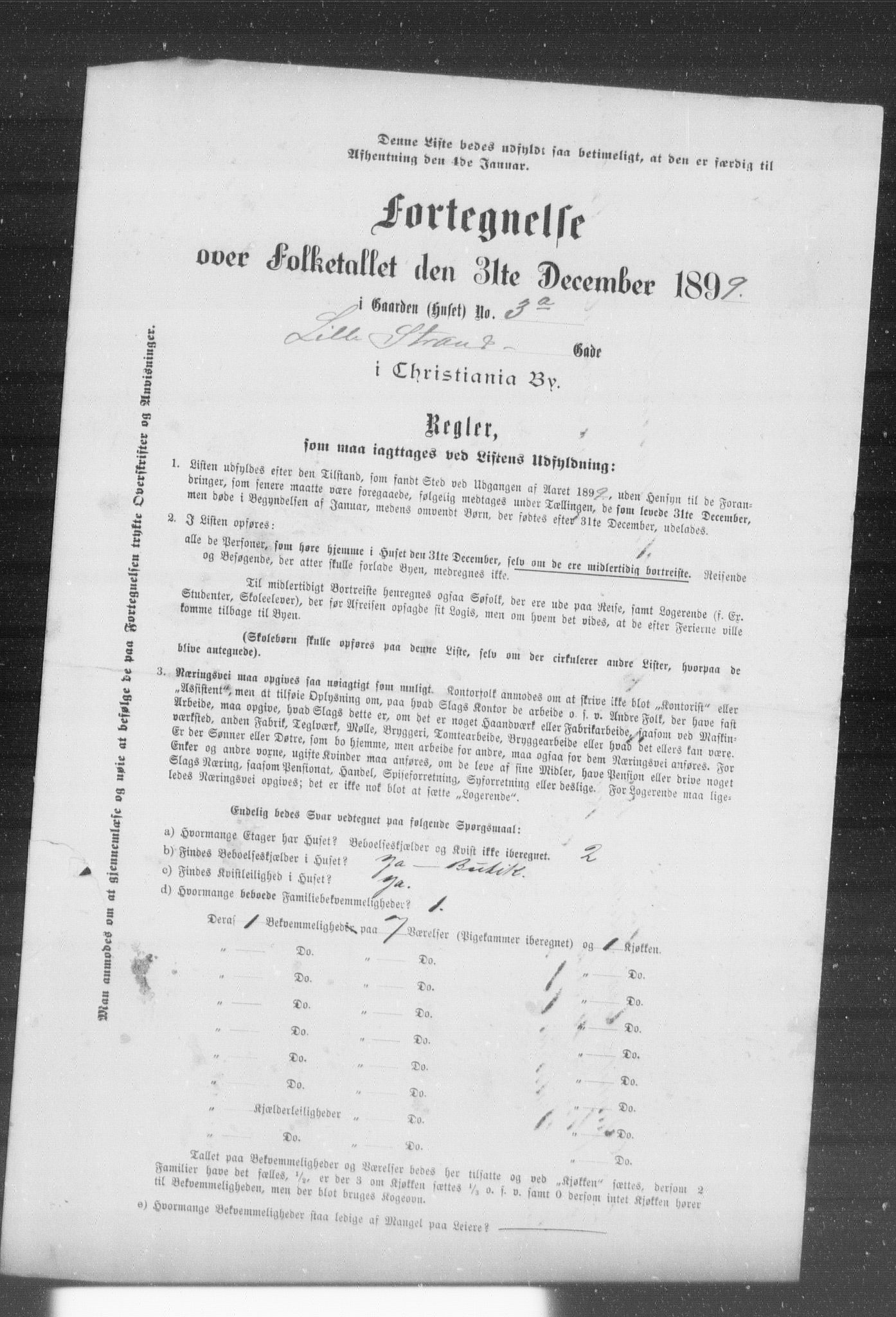 OBA, Municipal Census 1899 for Kristiania, 1899, p. 7555