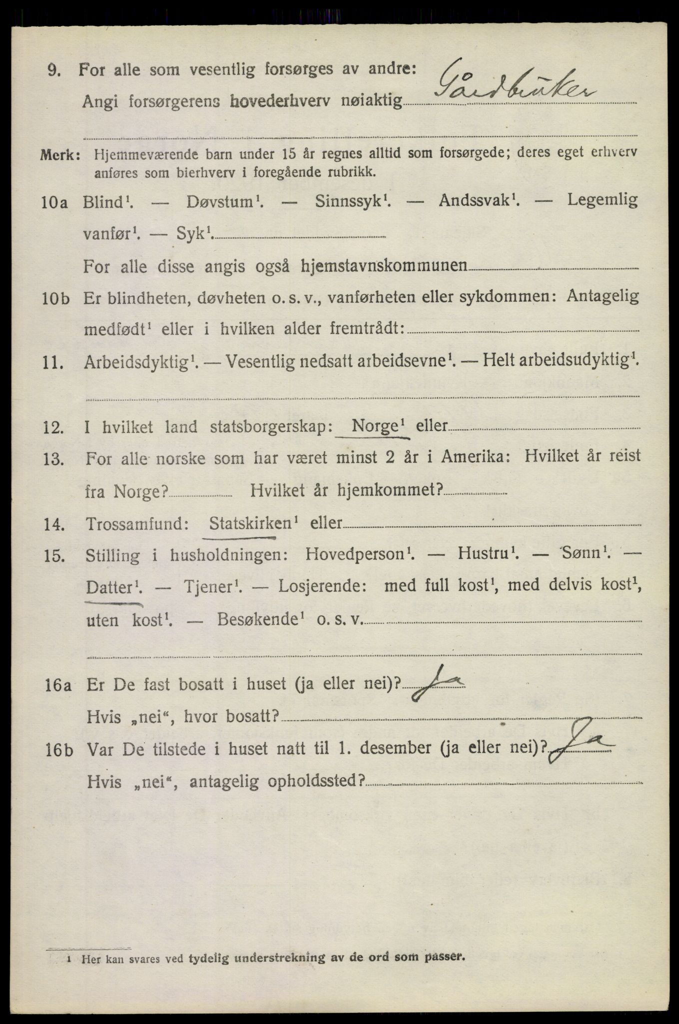 SAKO, 1920 census for Ytre Sandsvær, 1920, p. 1705