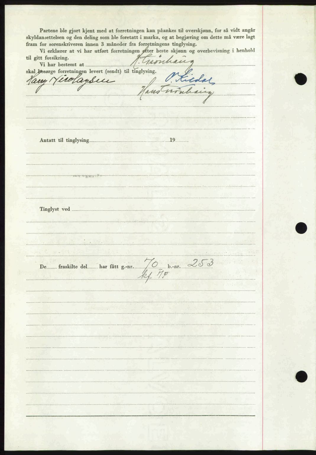 Idd og Marker sorenskriveri, AV/SAO-A-10283/G/Gb/Gbb/L0011: Mortgage book no. A11, 1948-1949, Diary no: : 364/1949