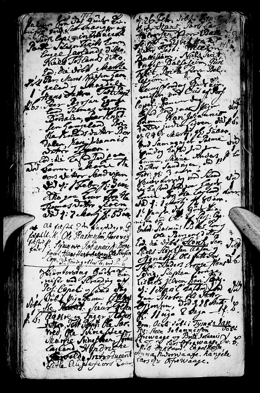 Os sokneprestembete, SAB/A-99929: Parish register (official) no. A 9, 1766-1779, p. 145