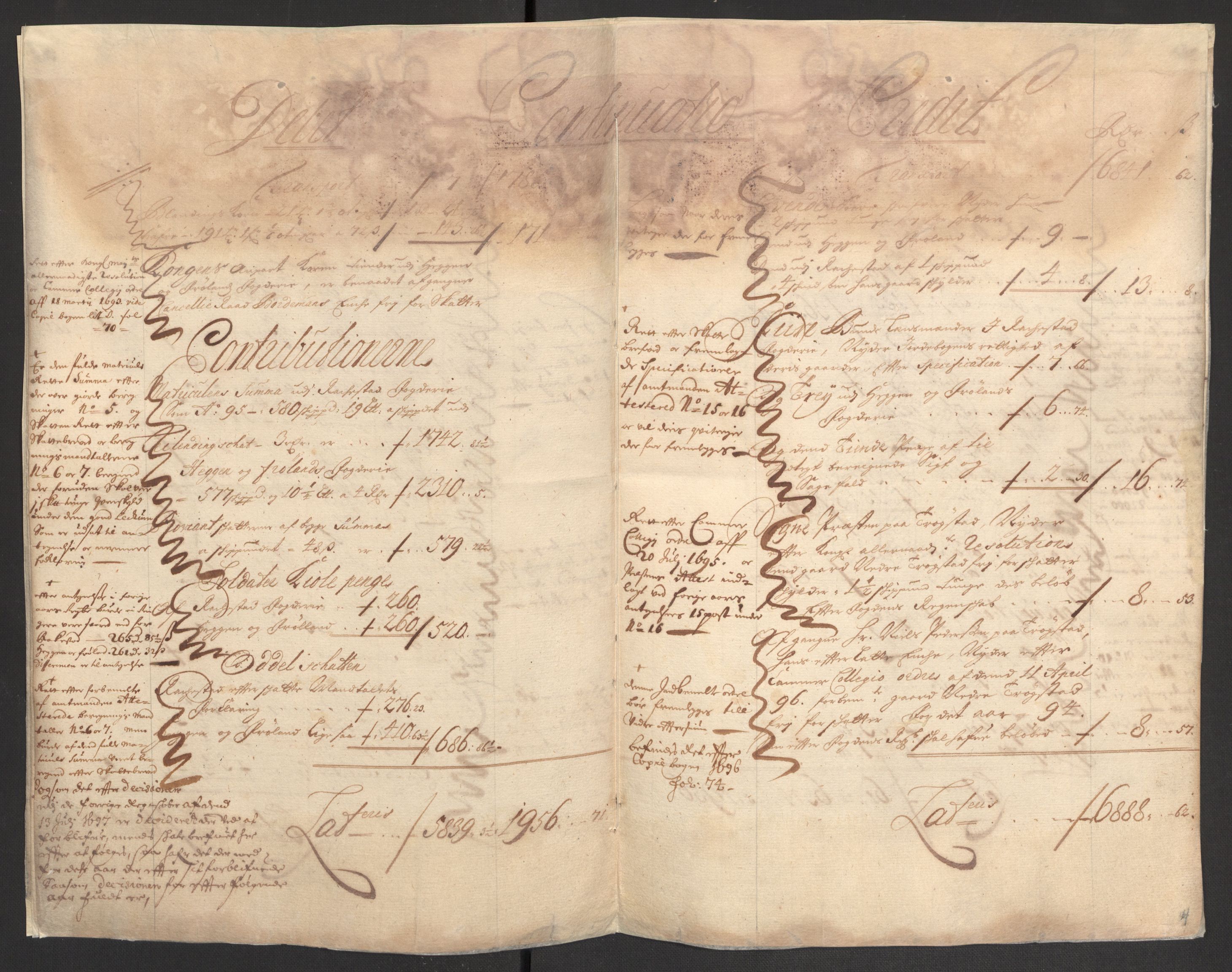 Rentekammeret inntil 1814, Reviderte regnskaper, Fogderegnskap, AV/RA-EA-4092/R07/L0286: Fogderegnskap Rakkestad, Heggen og Frøland, 1696, p. 23