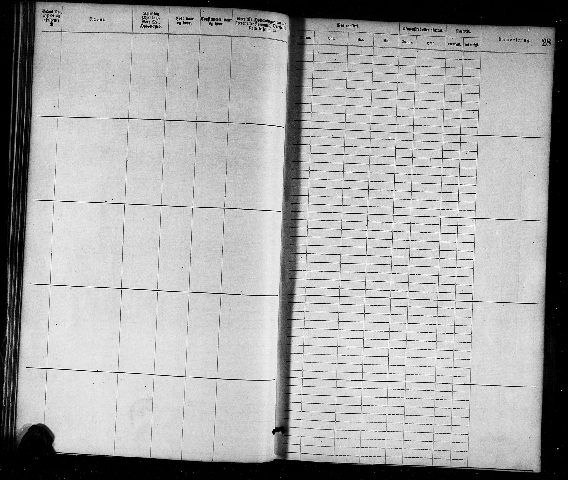 Farsund mønstringskrets, SAK/2031-0017/F/Fa/L0001: Annotasjonsrulle nr 1-1920 med register, M-1, 1869-1877, p. 54