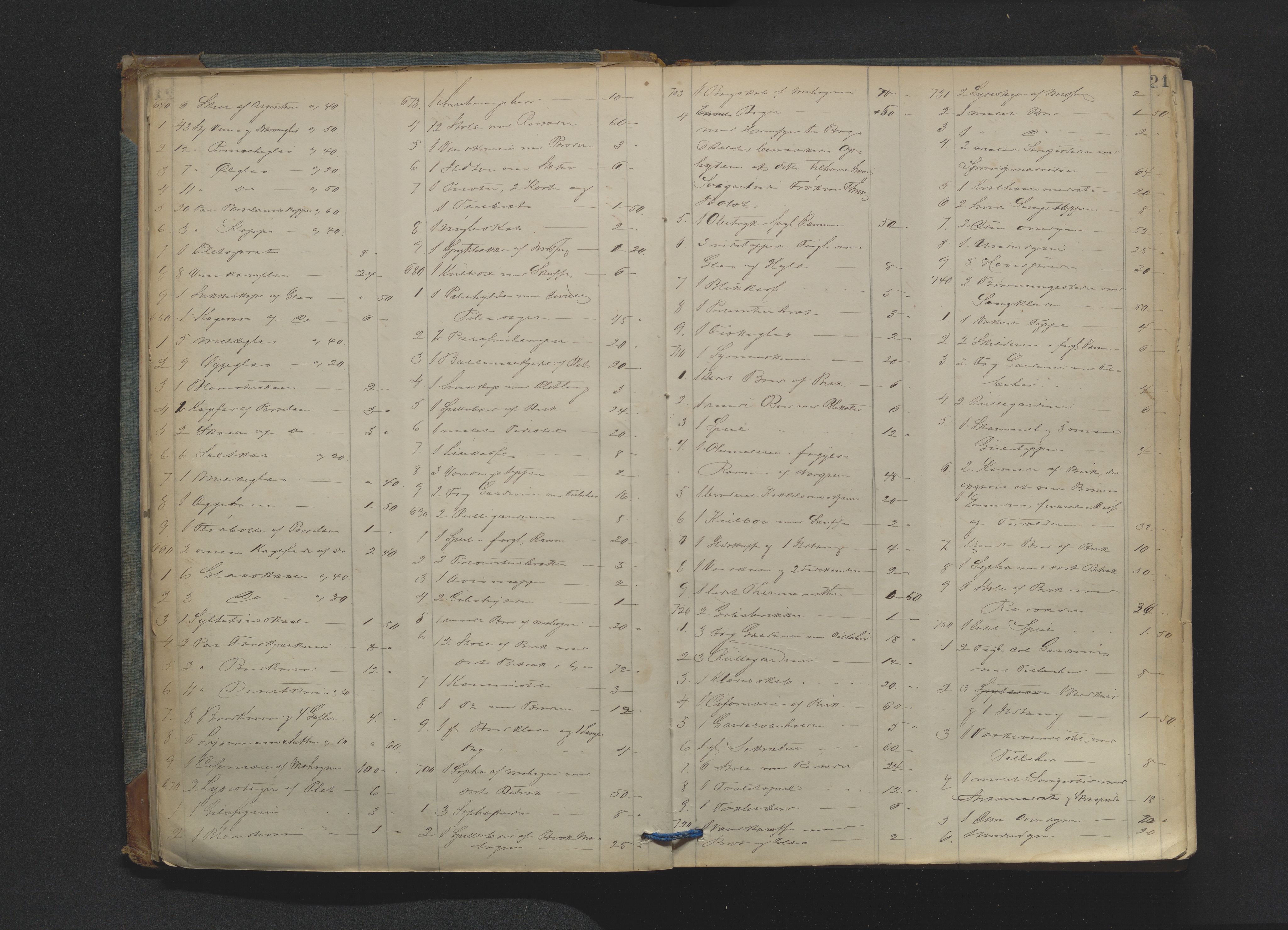 Drammen byfogd, AV/SAKO-A-222/H/Hb/Hbb/L0004: Registreringsprotokoll., 1878-1885, p. 21