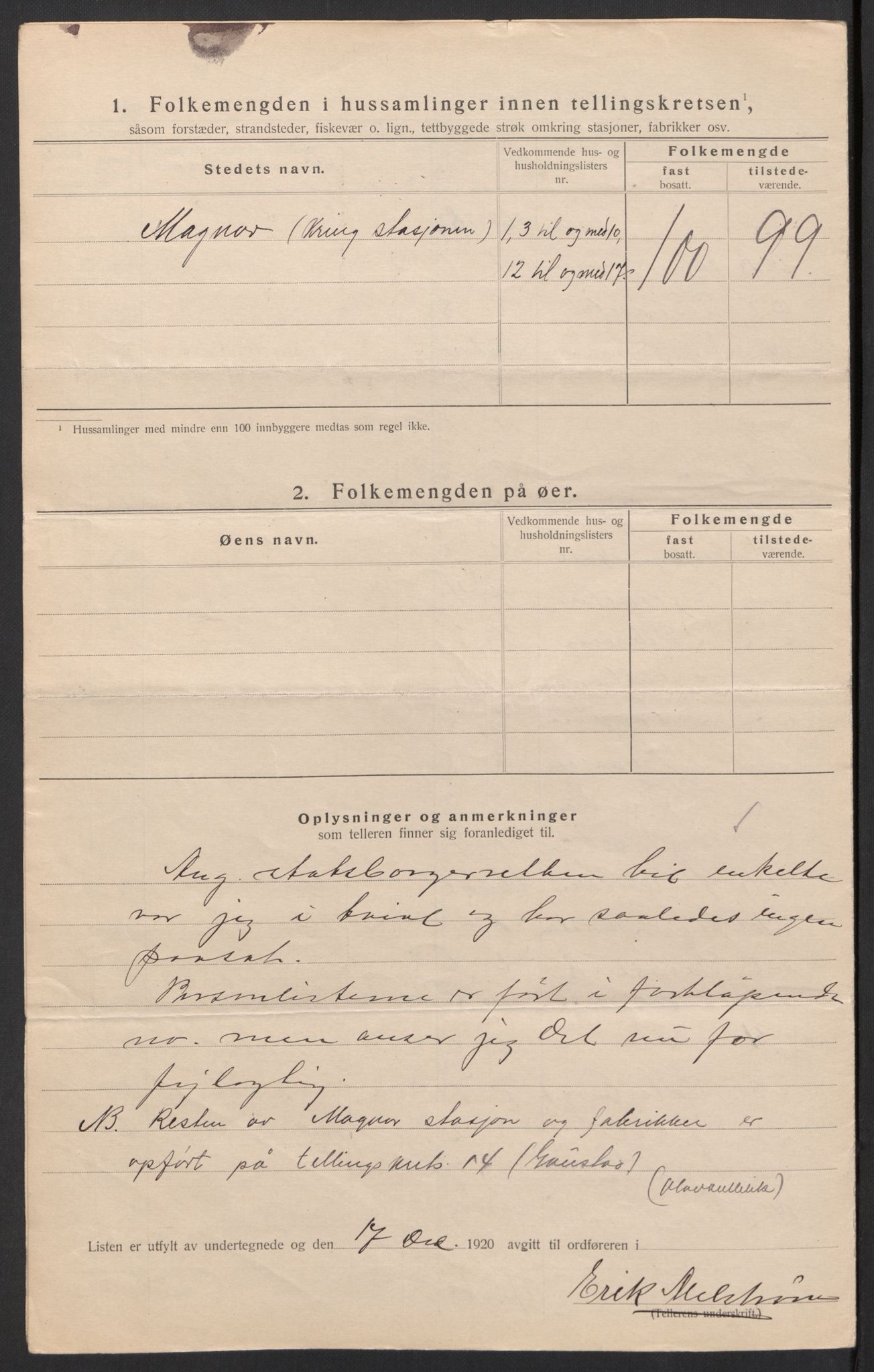 SAH, 1920 census for Eidskog, 1920, p. 57