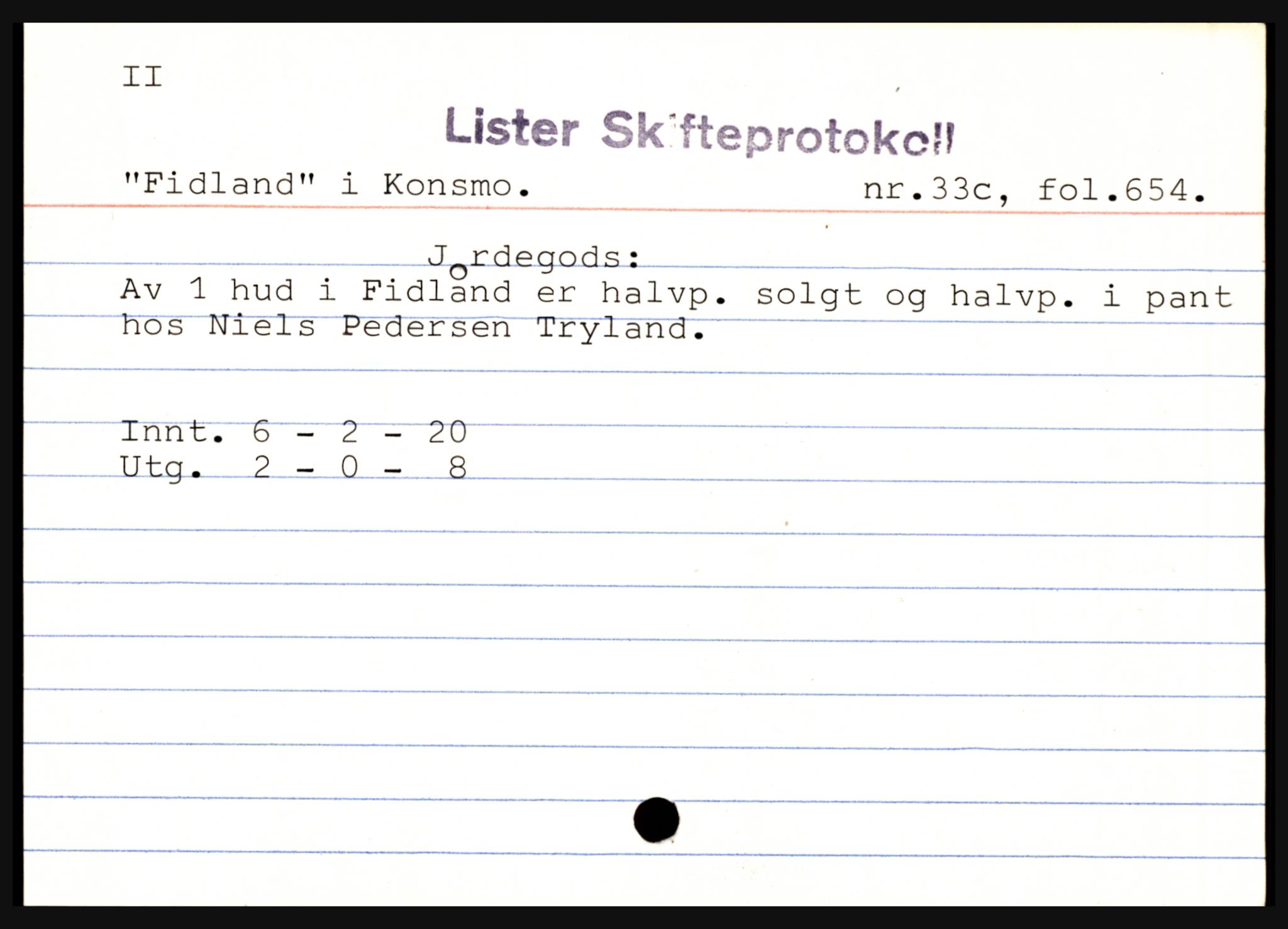 Lister sorenskriveri, AV/SAK-1221-0003/H, p. 9173