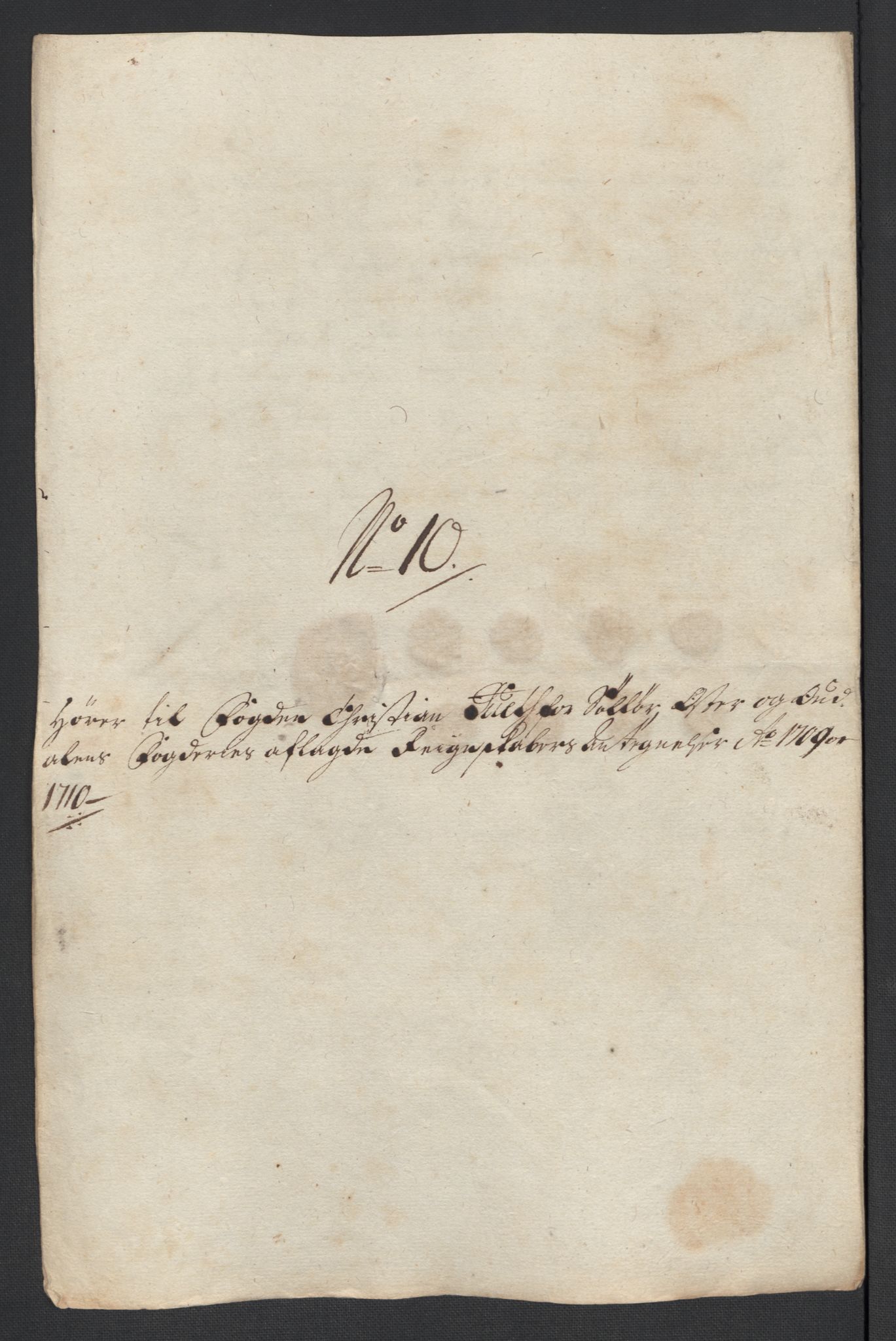 Rentekammeret inntil 1814, Reviderte regnskaper, Fogderegnskap, AV/RA-EA-4092/R13/L0847: Fogderegnskap Solør, Odal og Østerdal, 1710, p. 293