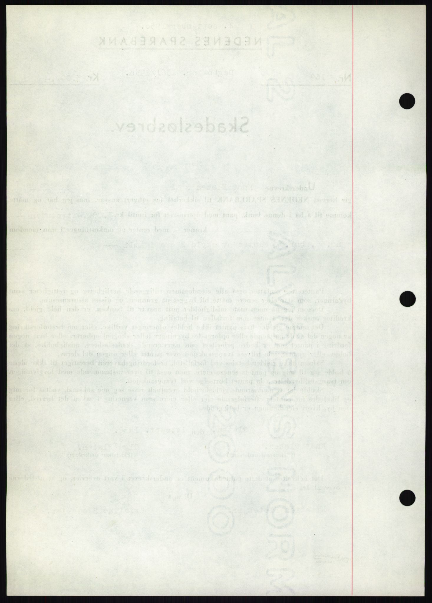 Nedenes sorenskriveri, SAK/1221-0006/G/Gb/Gbb/L0008: Mortgage book no. B8, 1950-1950, Diary no: : 1361/1950
