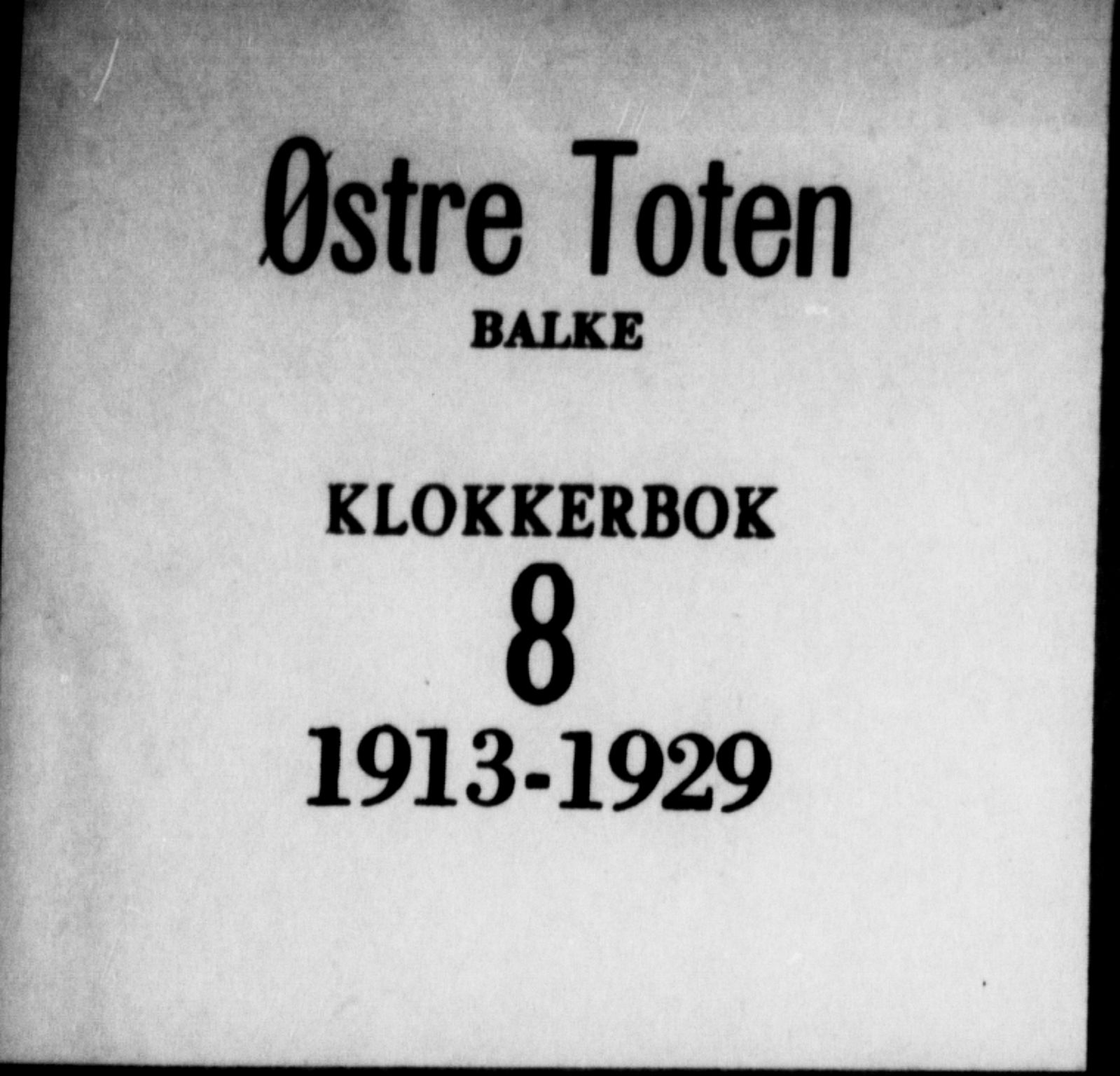 Østre Toten prestekontor, AV/SAH-PREST-104/H/Ha/Hab/L0008: Parish register (copy) no. 8, 1913-1929