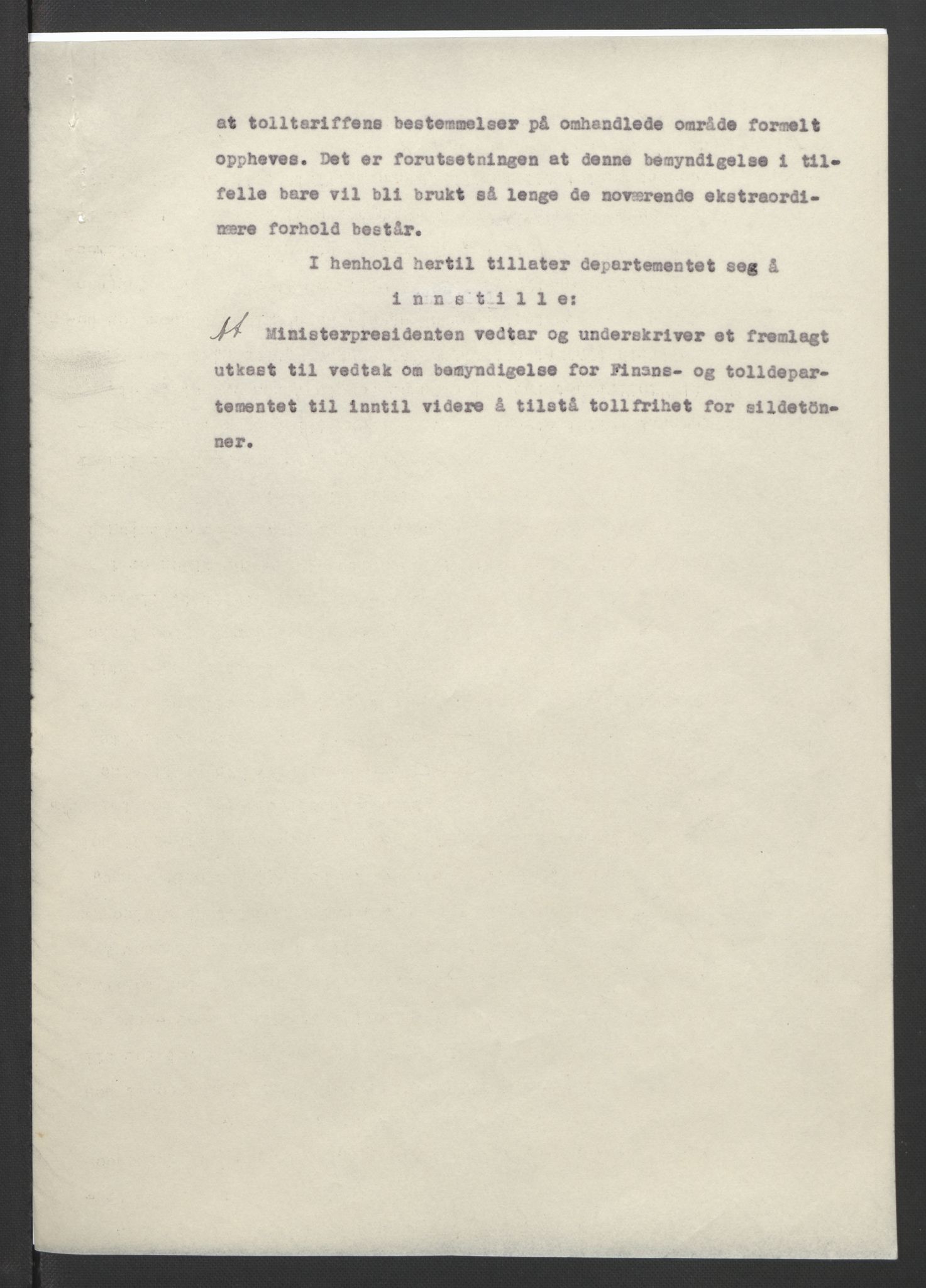 NS-administrasjonen 1940-1945 (Statsrådsekretariatet, de kommisariske statsråder mm), AV/RA-S-4279/D/Db/L0090: Foredrag til vedtak utenfor ministermøte, 1942-1945, p. 217