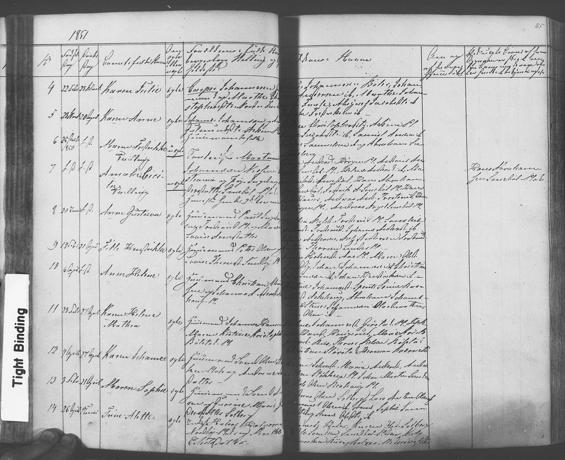 Ås prestekontor Kirkebøker, AV/SAO-A-10894/F/Fa/L0006: Parish register (official) no. I 6, 1841-1853, p. 164-165