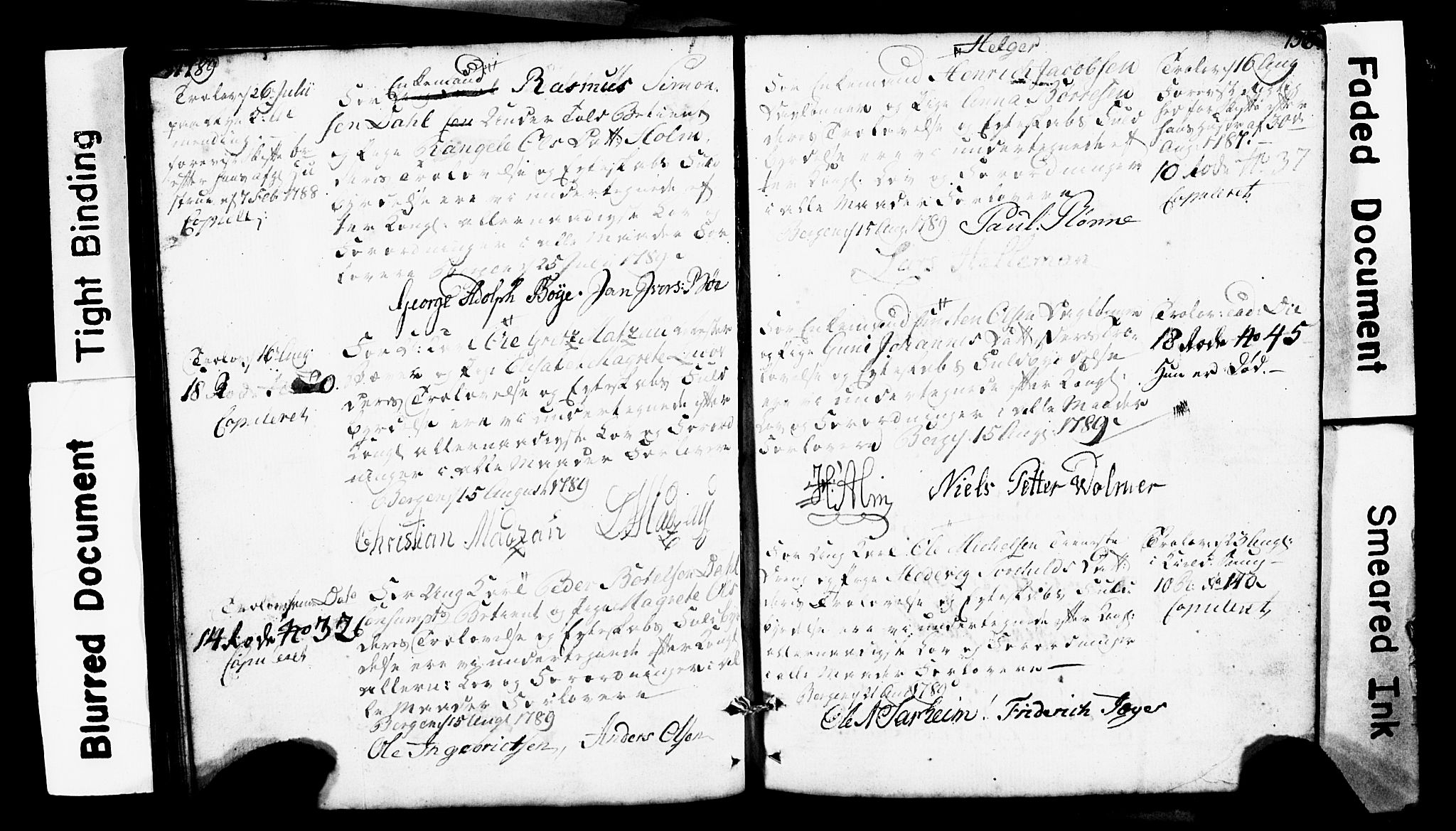 Domkirken sokneprestembete, AV/SAB-A-74801: Best man's statements no. II.5.1, 1767-1792, p. 156