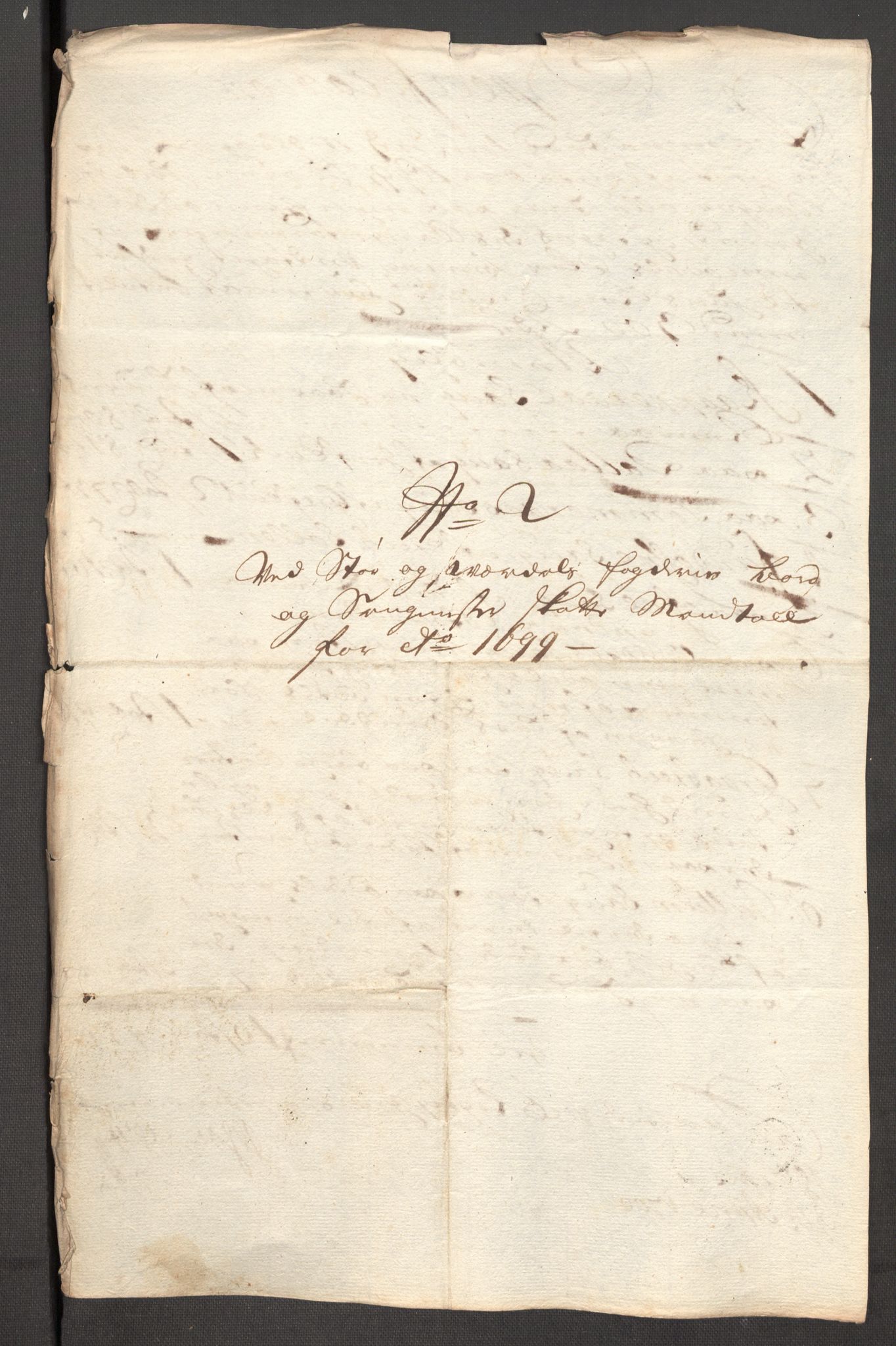 Rentekammeret inntil 1814, Reviderte regnskaper, Fogderegnskap, AV/RA-EA-4092/R62/L4191: Fogderegnskap Stjørdal og Verdal, 1699, p. 162