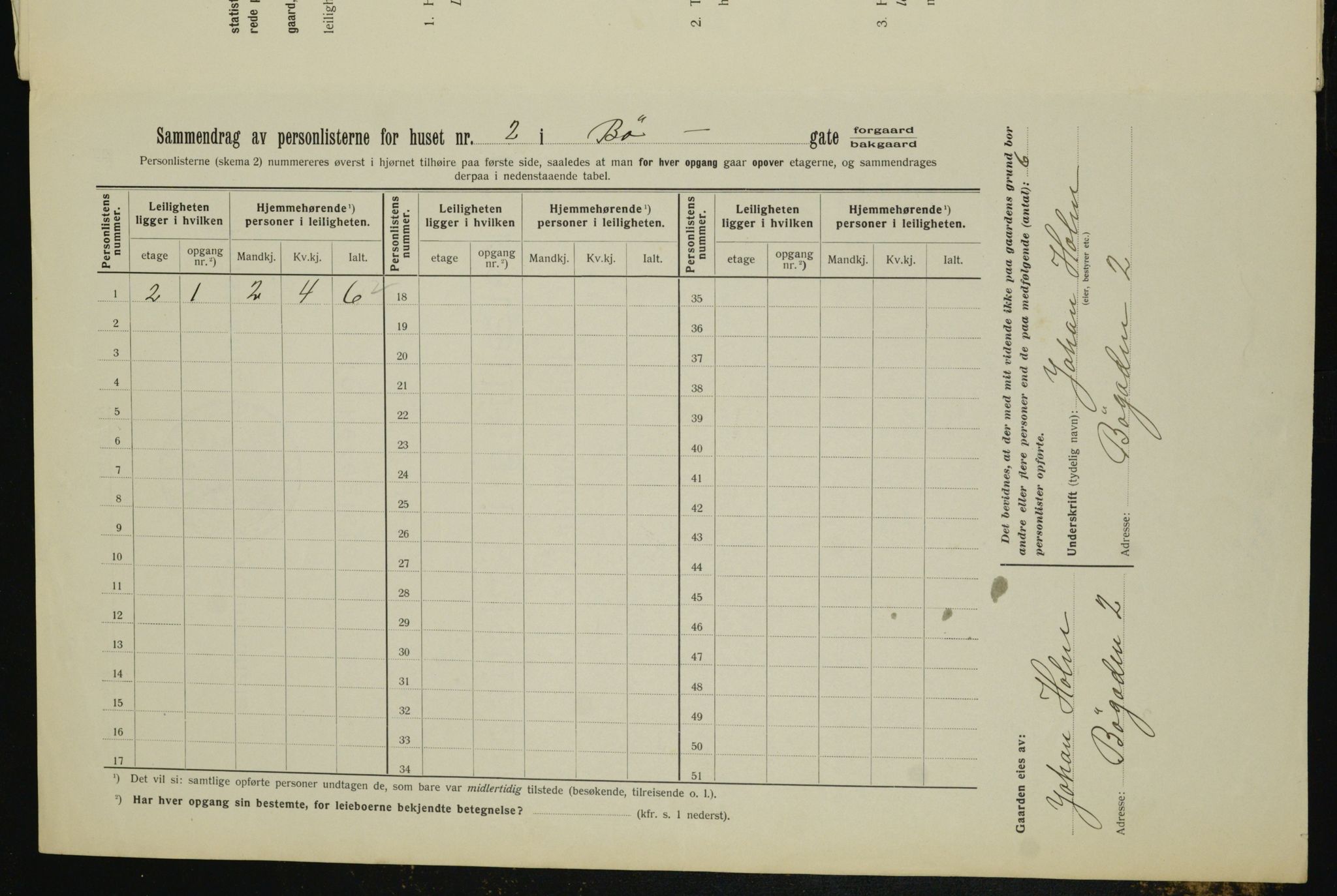 OBA, Municipal Census 1912 for Kristiania, 1912, p. 10993