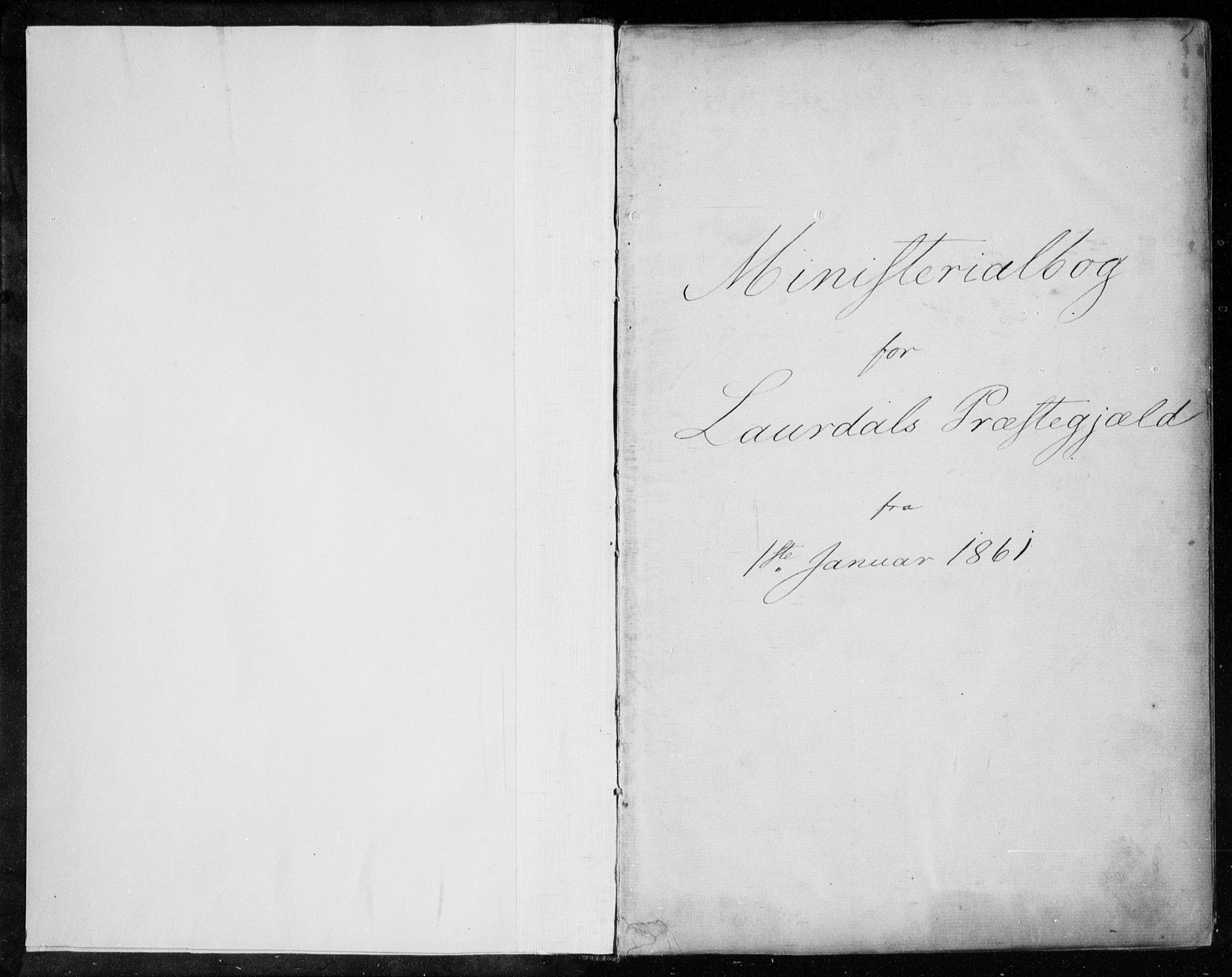 Lårdal kirkebøker, AV/SAKO-A-284/F/Fa/L0006: Parish register (official) no. I 6, 1861-1886, p. 1