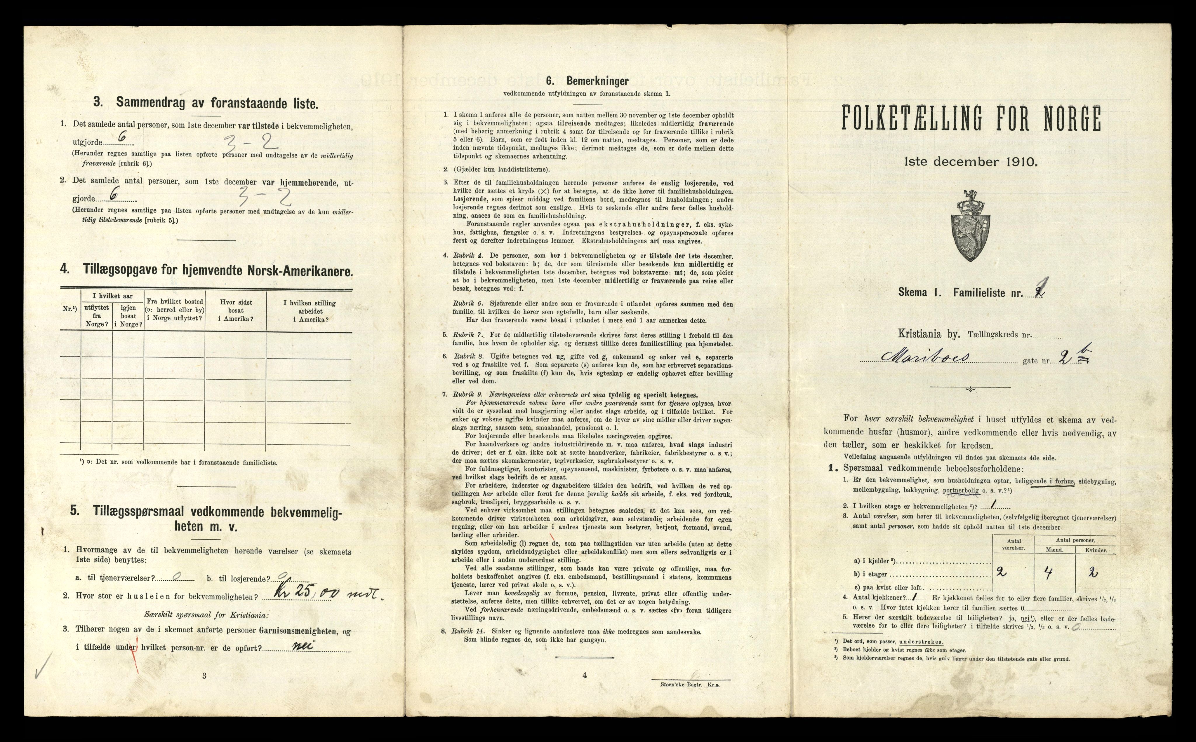 RA, 1910 census for Kristiania, 1910, p. 58497