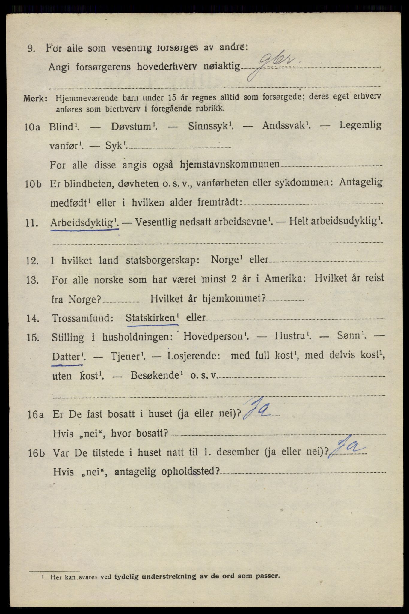 SAO, 1920 census for Frogn, 1920, p. 5554