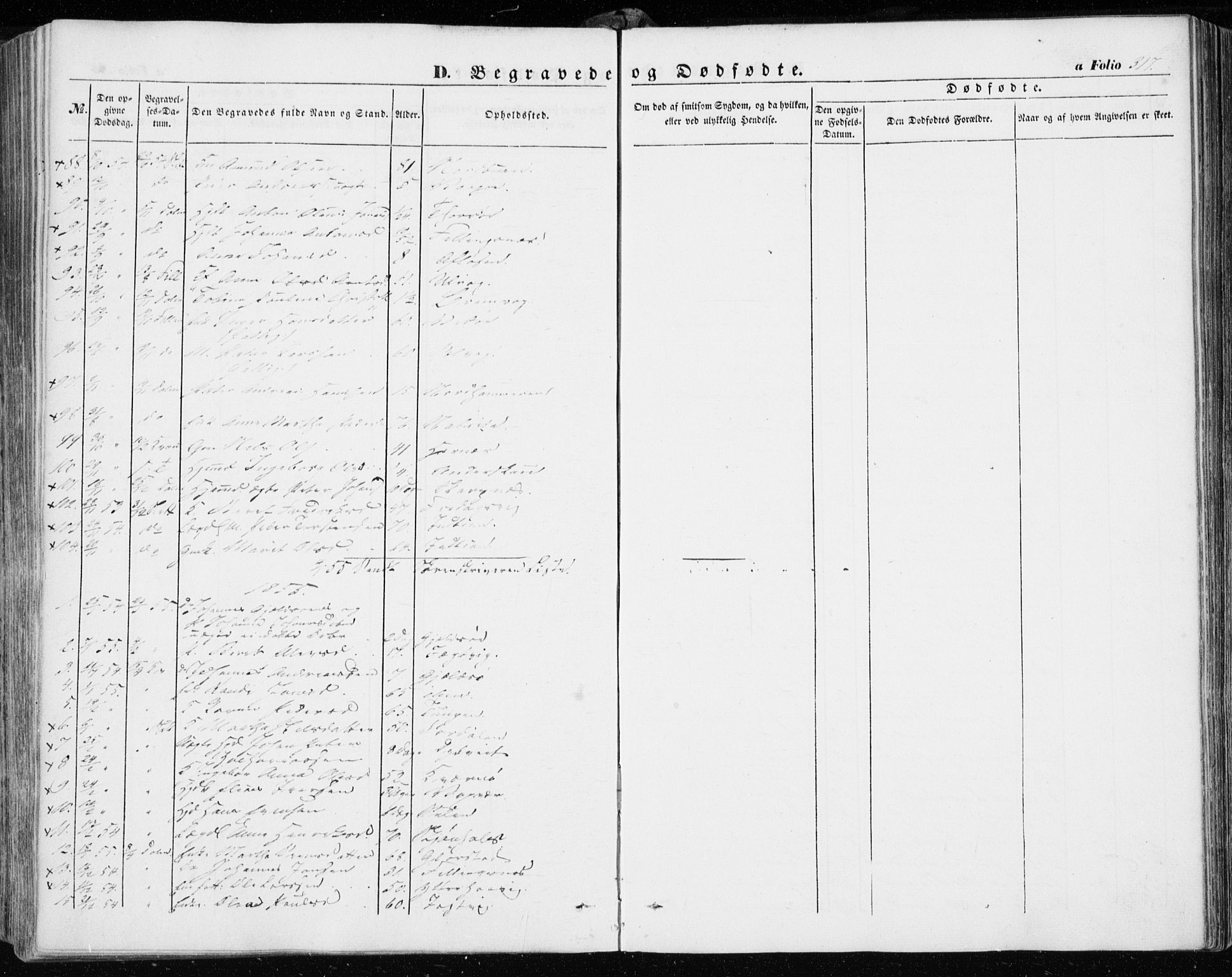 Ministerialprotokoller, klokkerbøker og fødselsregistre - Sør-Trøndelag, SAT/A-1456/634/L0530: Parish register (official) no. 634A06, 1852-1860, p. 317