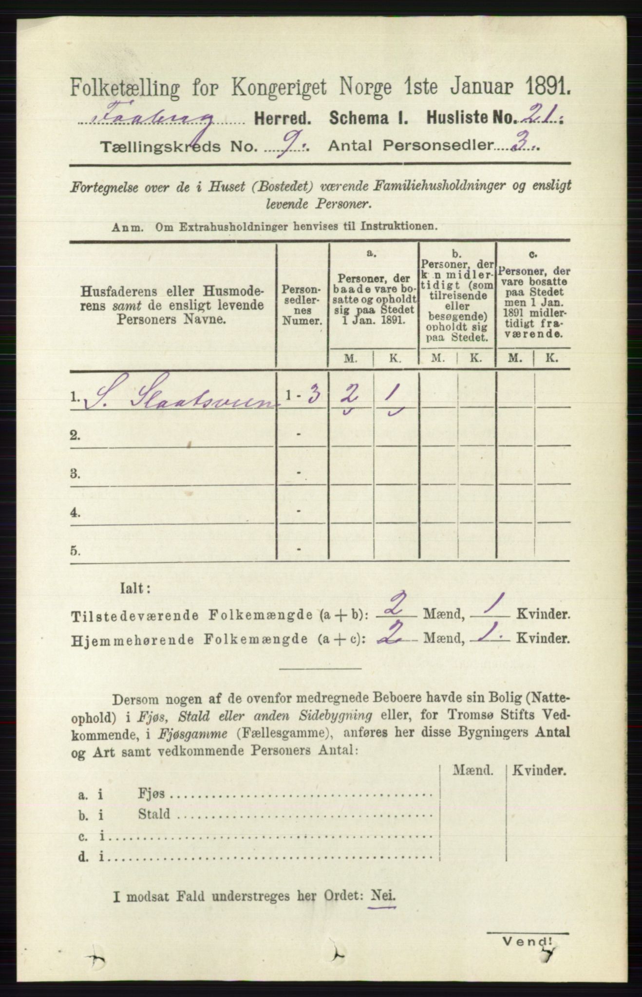 RA, 1891 census for 0524 Fåberg, 1891, p. 3869