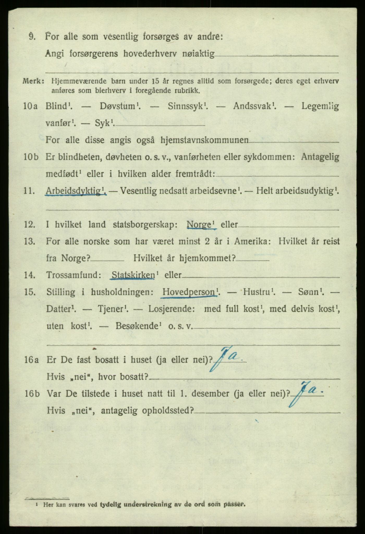 SAB, 1920 census for Fjaler, 1920, p. 8064