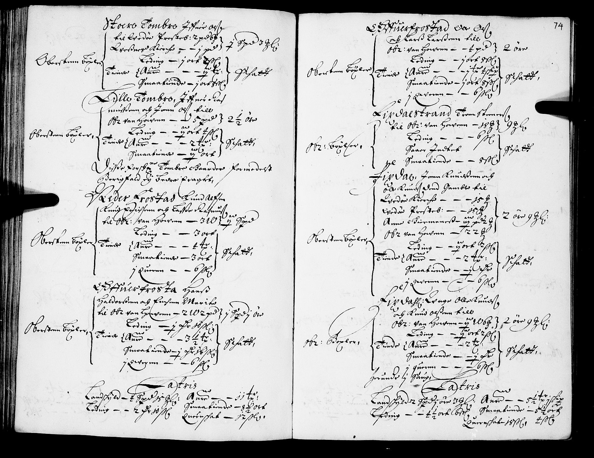 Rentekammeret inntil 1814, Realistisk ordnet avdeling, AV/RA-EA-4070/N/Nb/Nba/L0048: Romsdal fogderi, 1669, p. 73b-74a