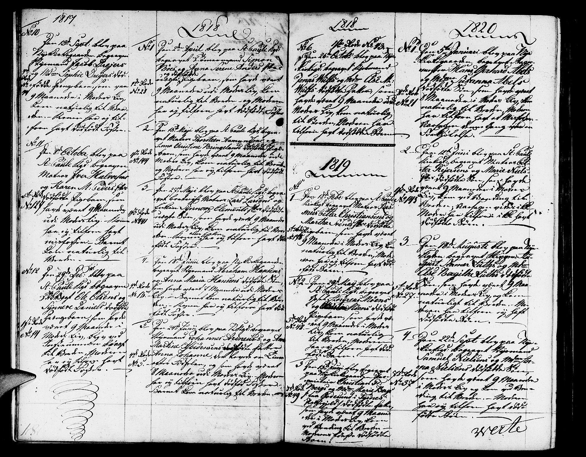Nykirken Sokneprestembete, SAB/A-77101/H/Haa/L0006: Parish register (official) no. A 6, 1808-1820, p. 184