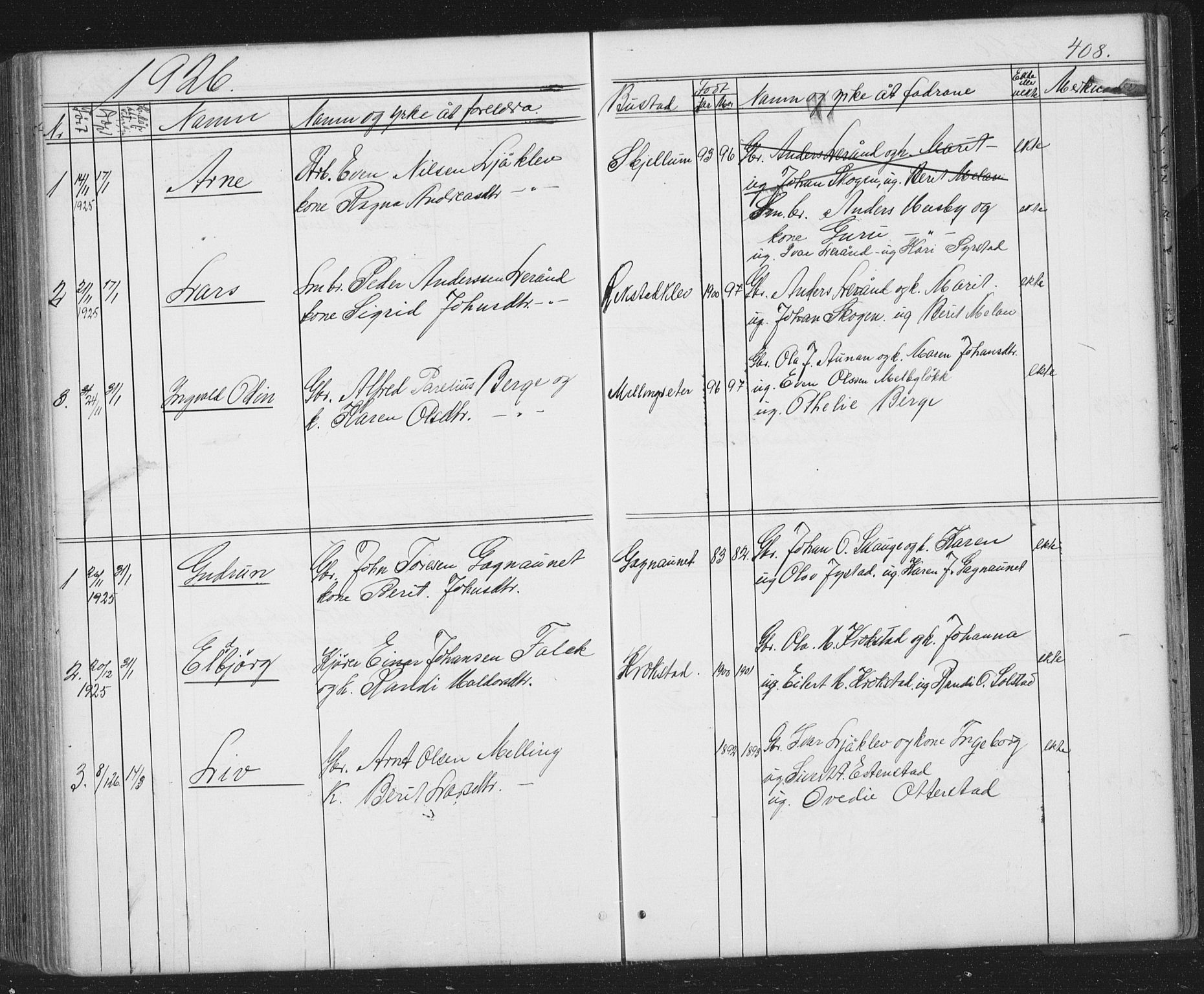 Ministerialprotokoller, klokkerbøker og fødselsregistre - Sør-Trøndelag, SAT/A-1456/667/L0798: Parish register (copy) no. 667C03, 1867-1929, p. 408