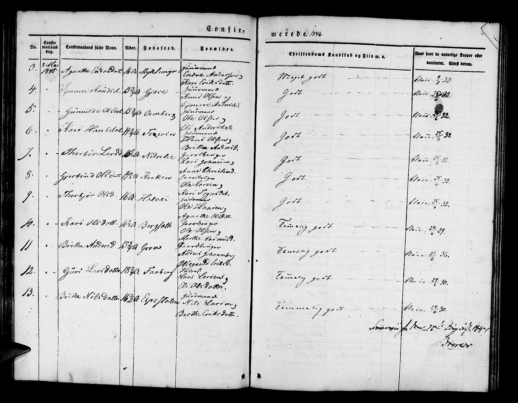 Jostedal sokneprestembete, AV/SAB-A-80601/H/Haa/Haaa/L0004: Parish register (official) no. A 4, 1837-1848, p. 60