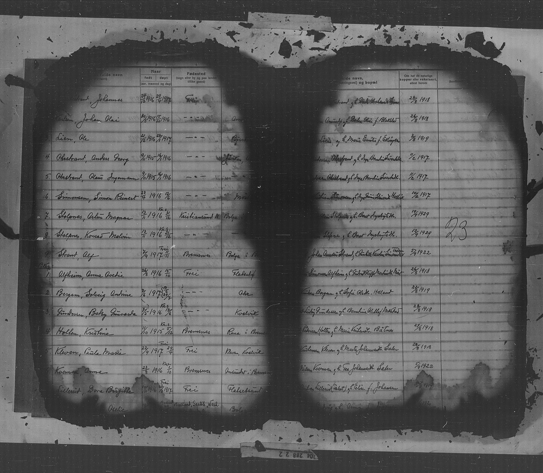 Kristiansund sokneprestkontor, AV/SAT-A-1068/1/I/I1: Parish register (official) no. 32, 1920-1940, p. 23