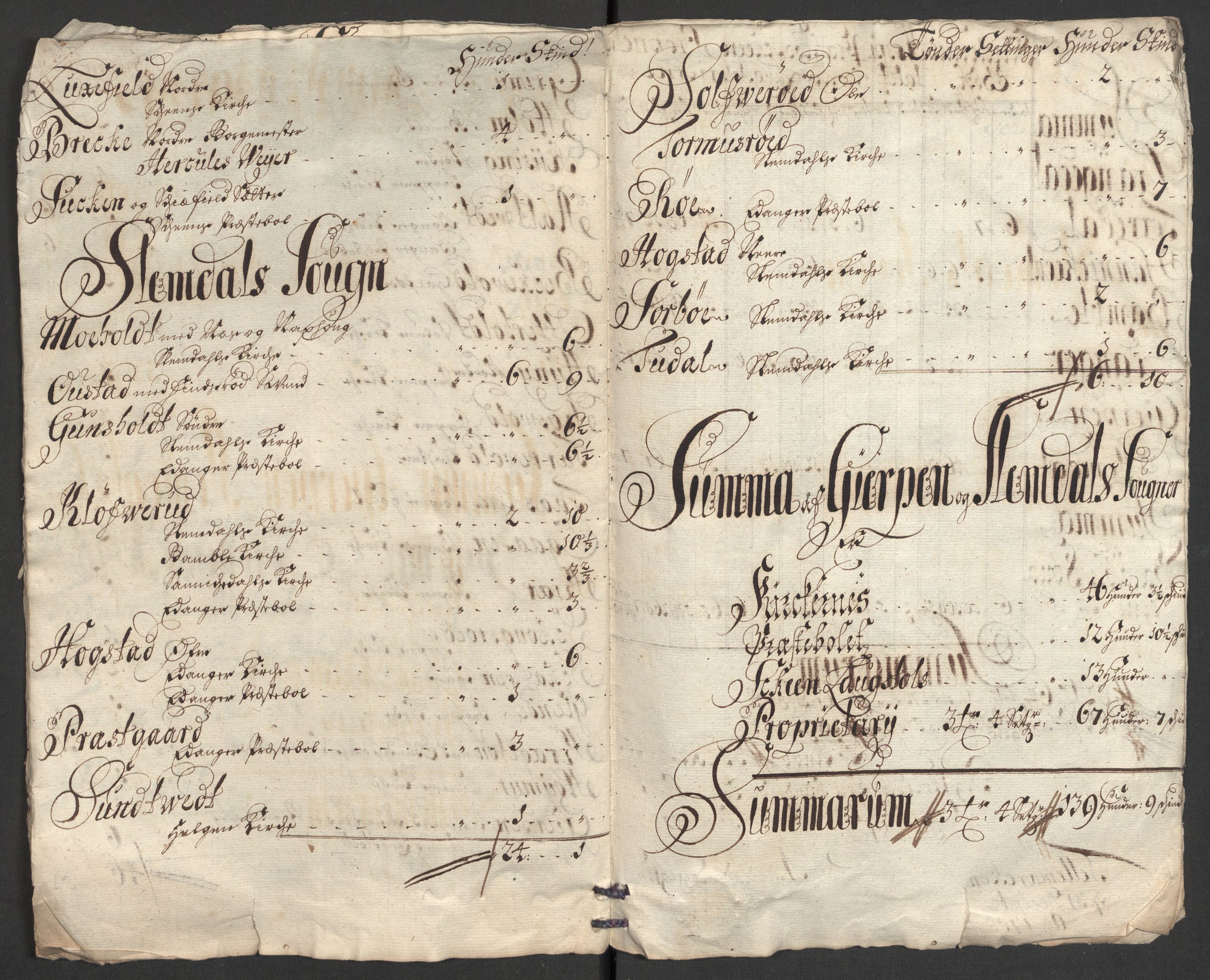 Rentekammeret inntil 1814, Reviderte regnskaper, Fogderegnskap, AV/RA-EA-4092/R36/L2114: Fogderegnskap Øvre og Nedre Telemark og Bamble, 1705, p. 270