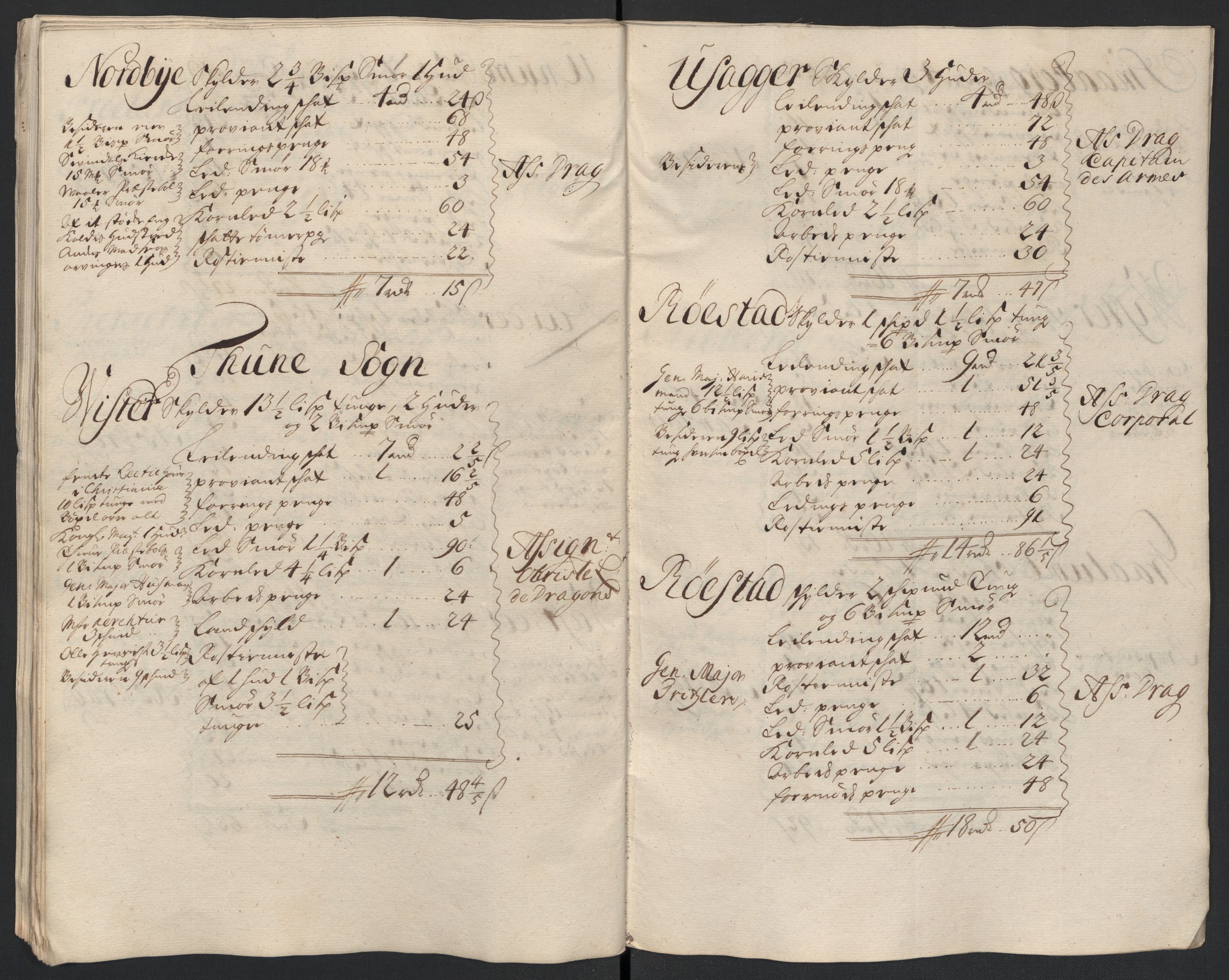 Rentekammeret inntil 1814, Reviderte regnskaper, Fogderegnskap, AV/RA-EA-4092/R04/L0135: Fogderegnskap Moss, Onsøy, Tune, Veme og Åbygge, 1709-1710, p. 324