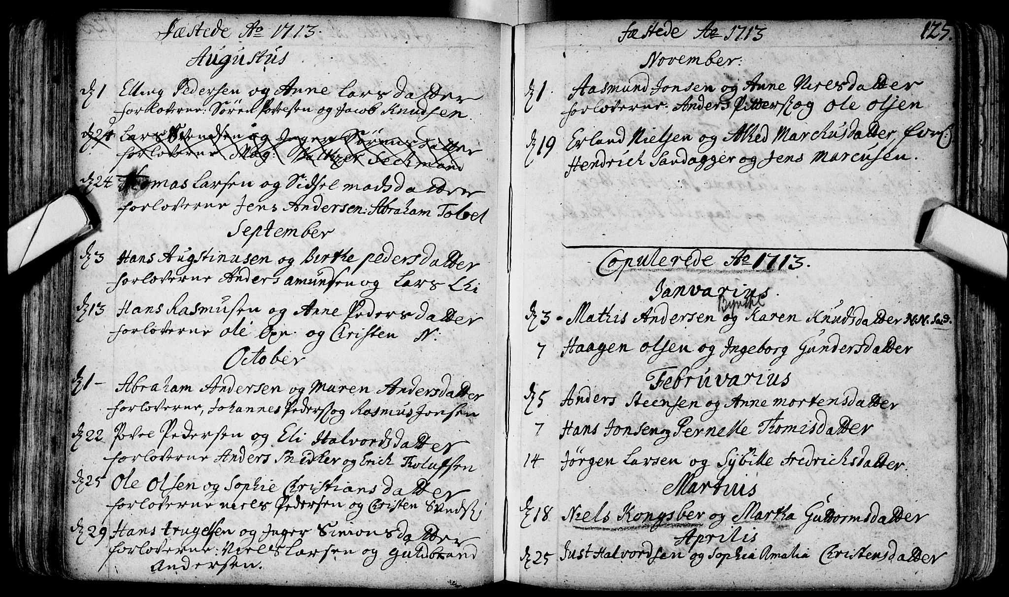 Bragernes kirkebøker, AV/SAKO-A-6/F/Fa/L0003: Parish register (official) no. I 3, 1706-1734, p. 125