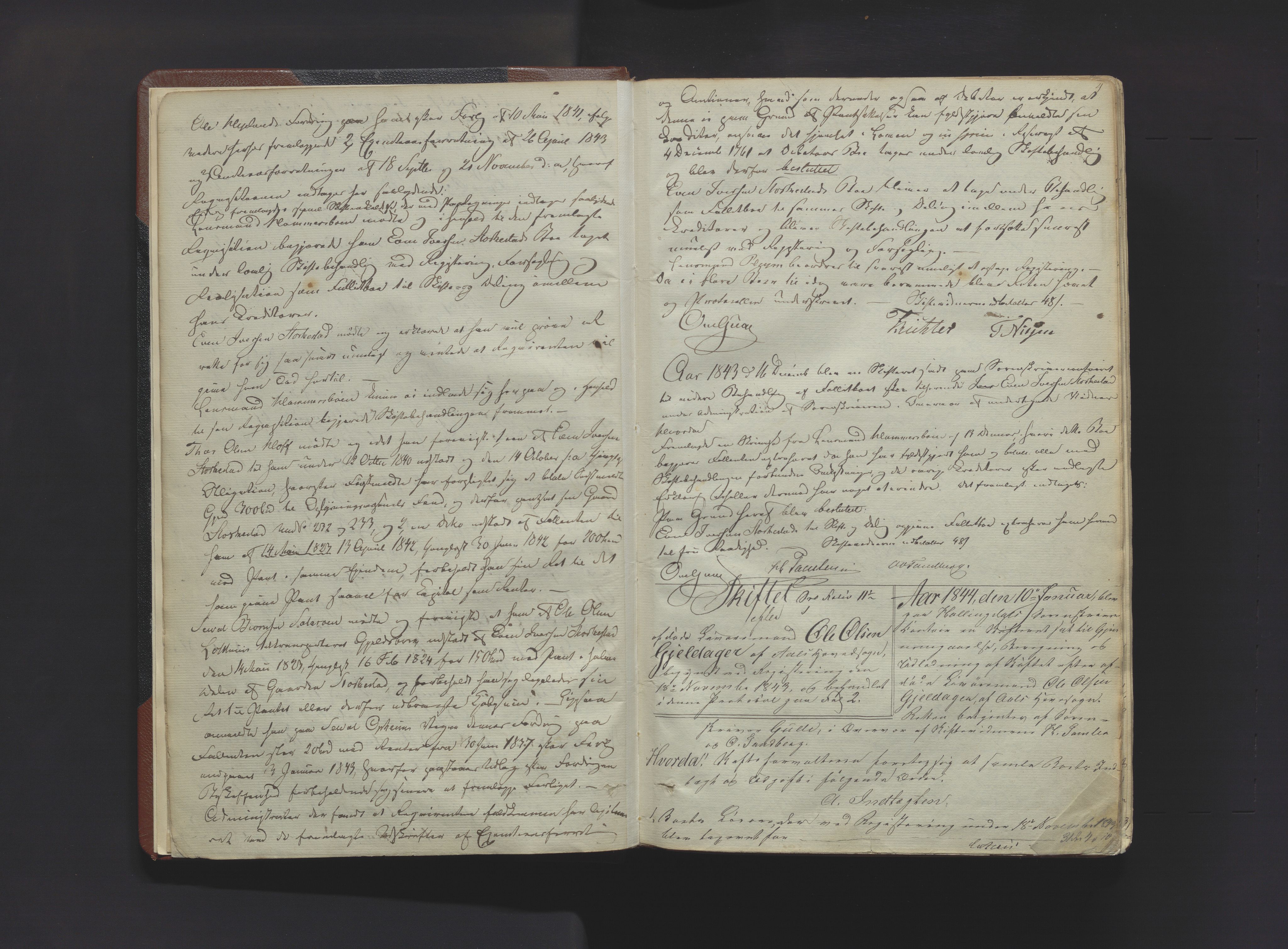 Hallingdal sorenskriveri, AV/SAKO-A-121/H/Hb/Hba/L0005: Skifteprotokoll, 1843-1849, p. 4
