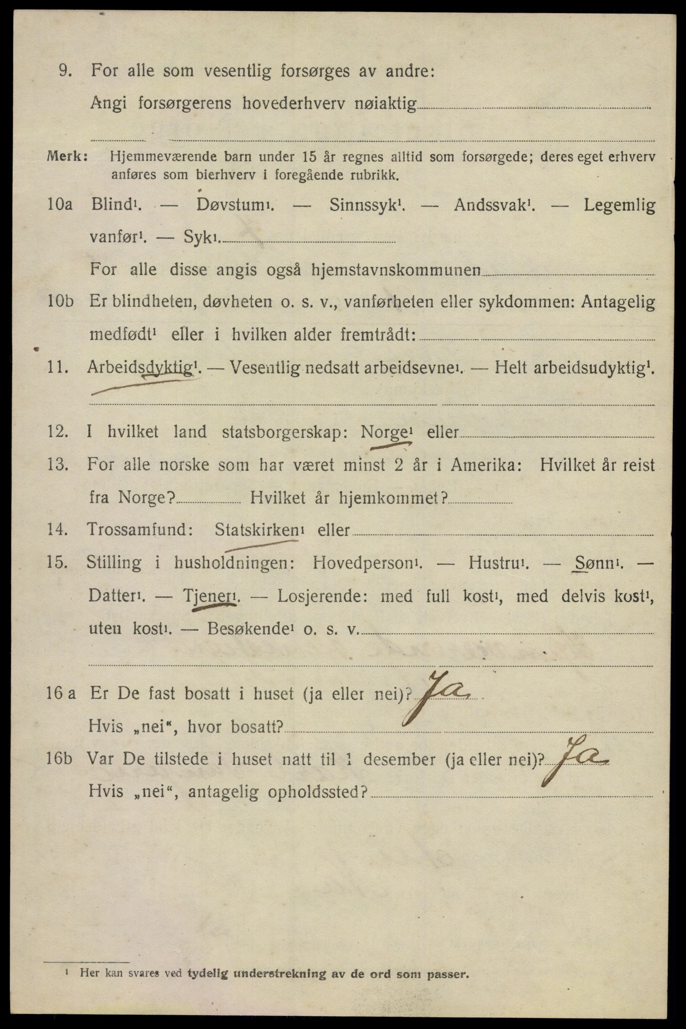SAO, 1920 census for Skedsmo, 1920, p. 7174