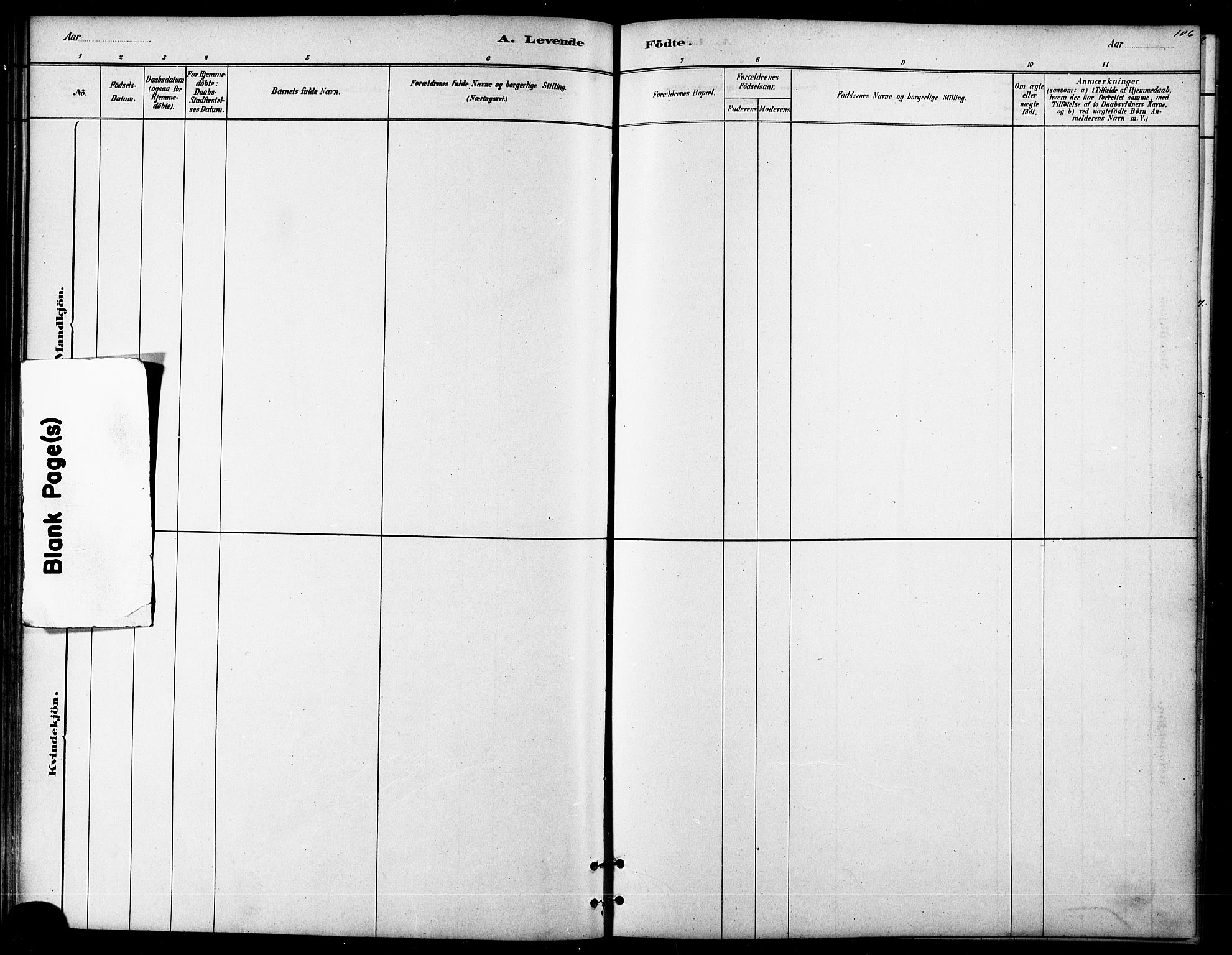 Lenvik sokneprestembete, SATØ/S-1310/H/Ha/Haa/L0011kirke: Parish register (official) no. 11, 1880-1889, p. 106